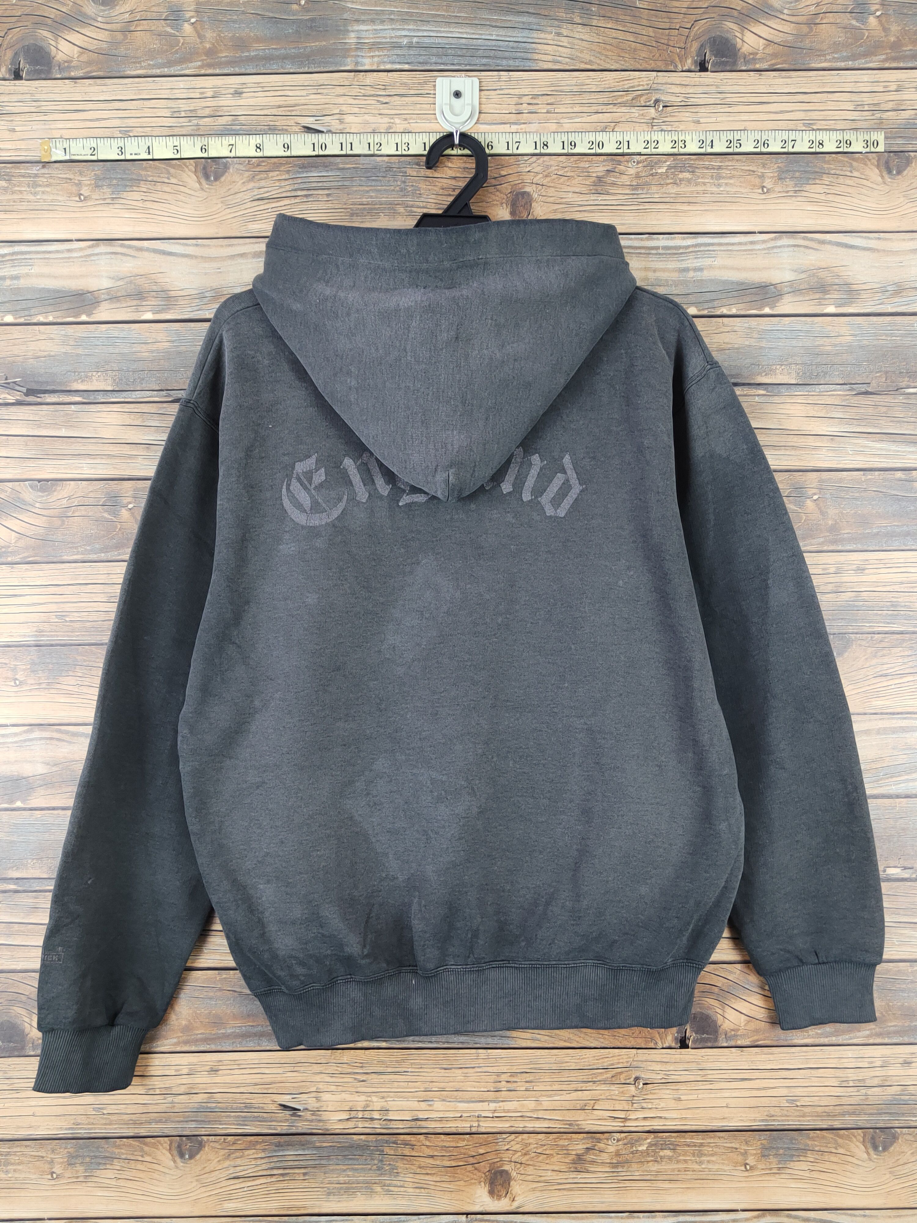Japanese Brand Matthews Trick Black Faded Hoodie Sweatshirts #W965 Size US M / EU 48-50 / 2 - 10 Thumbnail