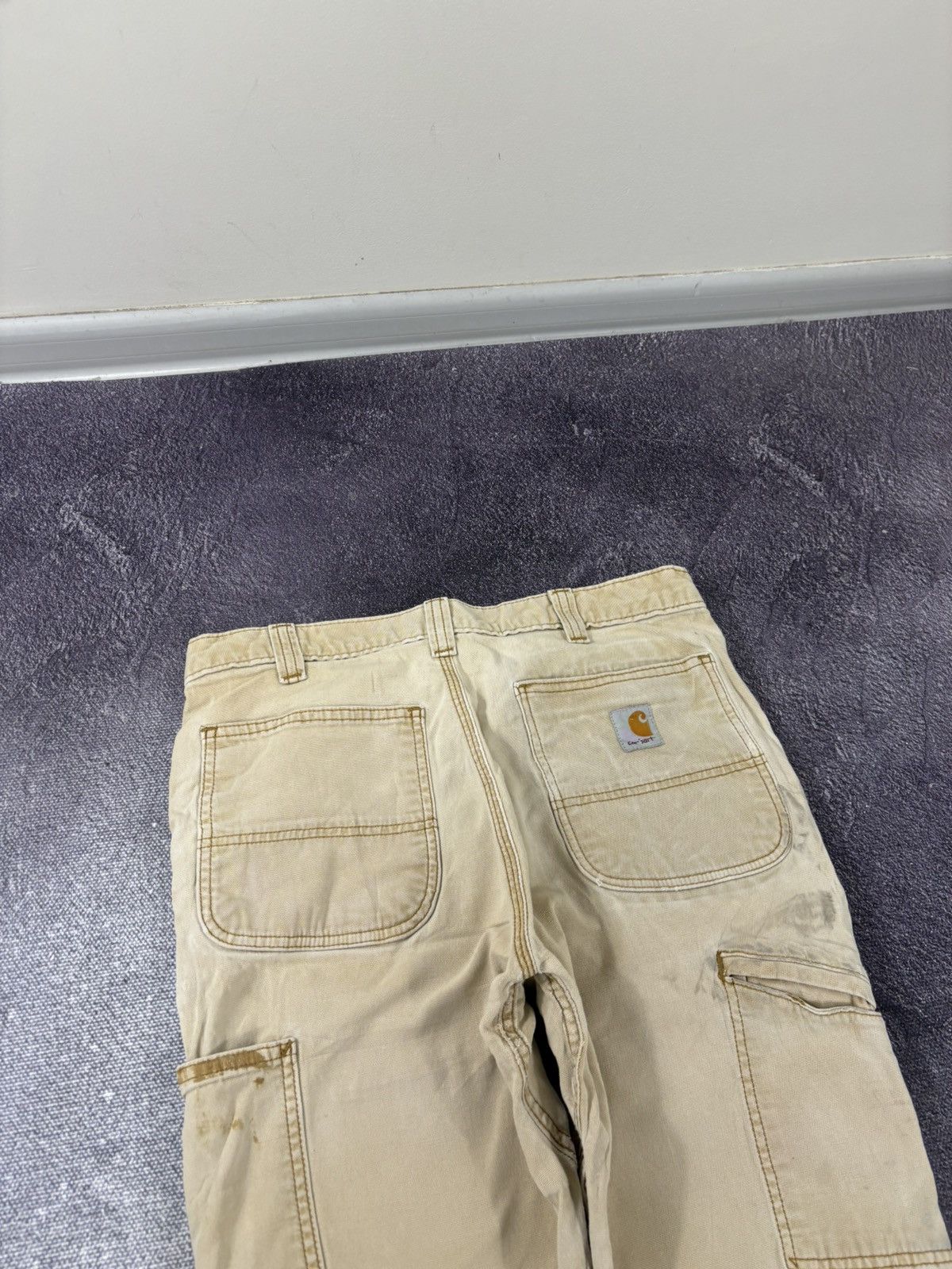 Carhartt Vintage Carhartt Double Knee Workwear Faded Utility Pants Size US 32 / EU 48 - 16 Thumbnail