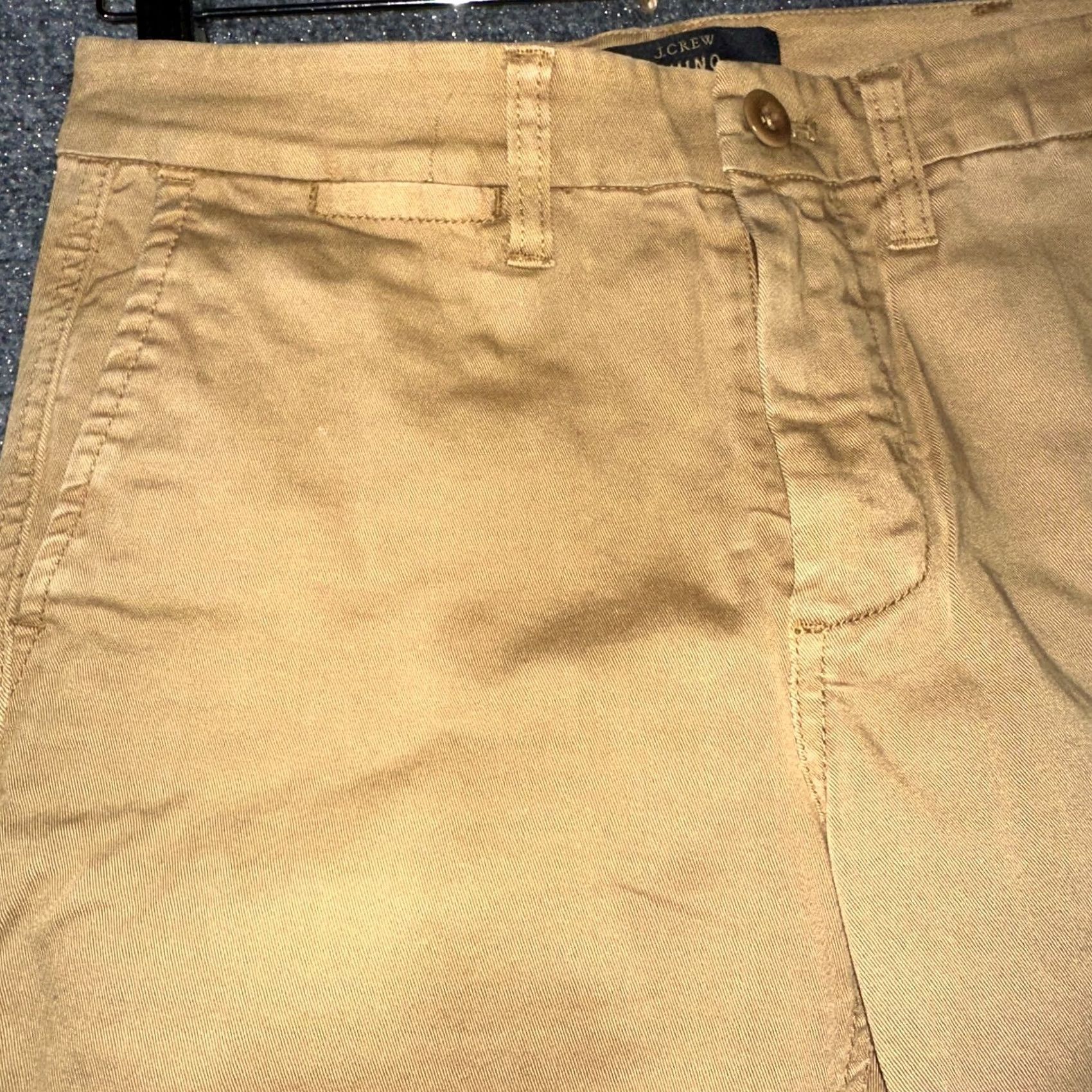 J.Crew J.CREW Pants Womens 25 Chino Pockets Honey Brown Cotton Stretch Size 42" / US 20 - 4 Thumbnail