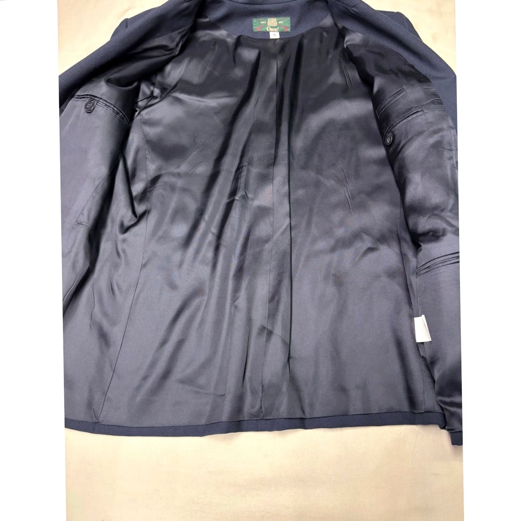 Orvis VINTAGE Orvis Blazer Jacket Womens 16W Wool Blend Single Button Navy Blue (USA) Size XXL / US 16-18 / IT 52-54 - 5 Thumbnail