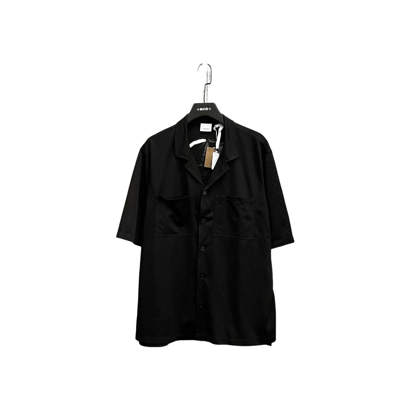 Burberry Burberry Back Embroidery Mesh Button Up Shirt Size L Size US L / EU 52-54 / 3 - 1 Thumbnail