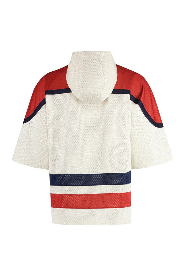 Gucci o1s1wg110225 Mesh Fabric Sweatshirt Hoodie in Multicolor Size US M / EU 48-50 / 2 - 2 Thumbnail