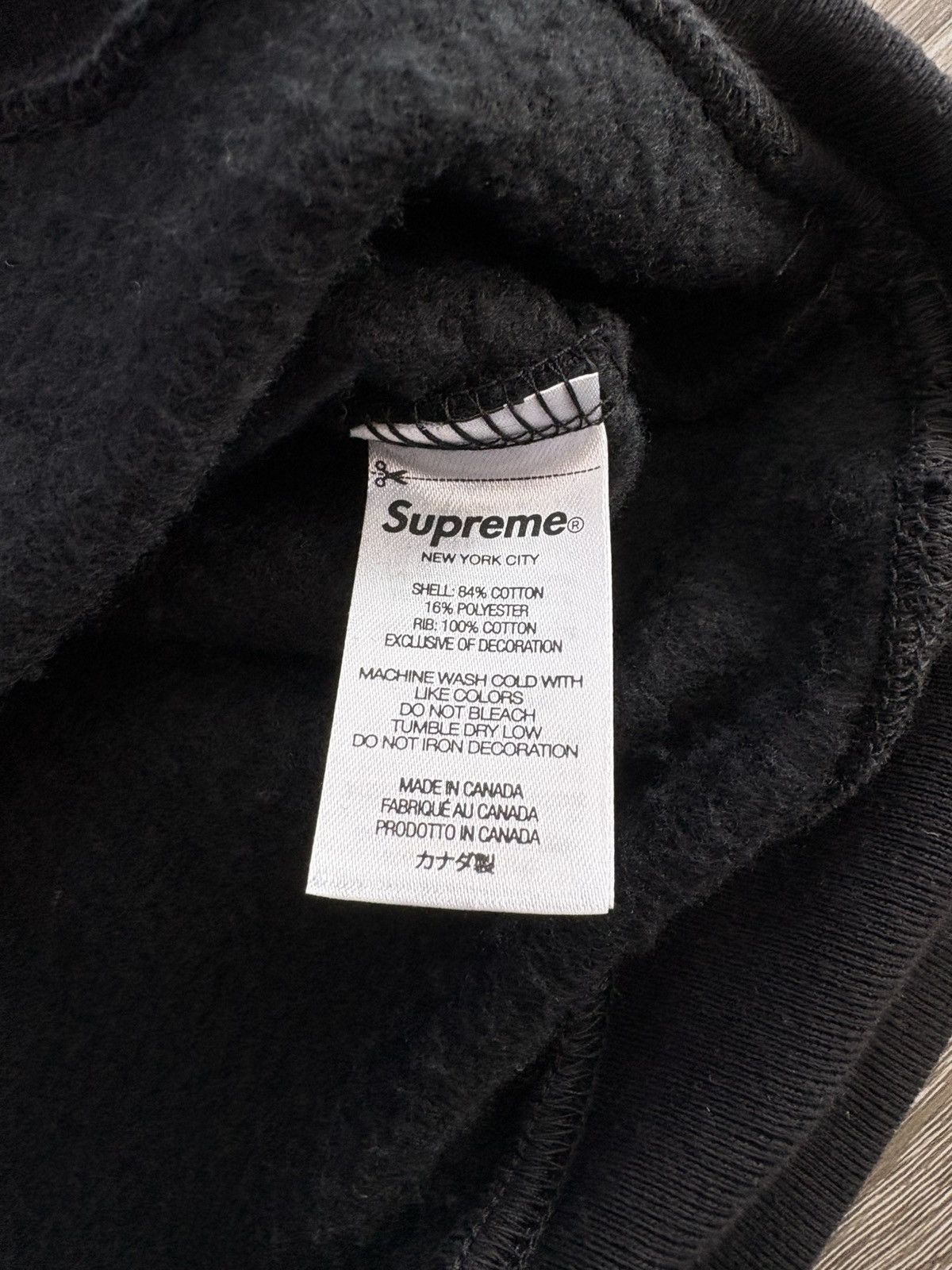 Supreme Supreme “Box Logo” Crewneck FW22 (BLACK) Size US L / EU 52-54 / 3 - 5 Thumbnail