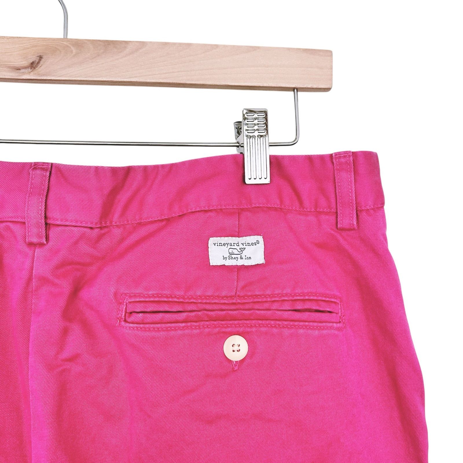 Vineyard Vines Vineyard Vines Pink Flat Front Chino Pants Sz 36x31.5" Size US 36 / EU 52 - 3 Thumbnail