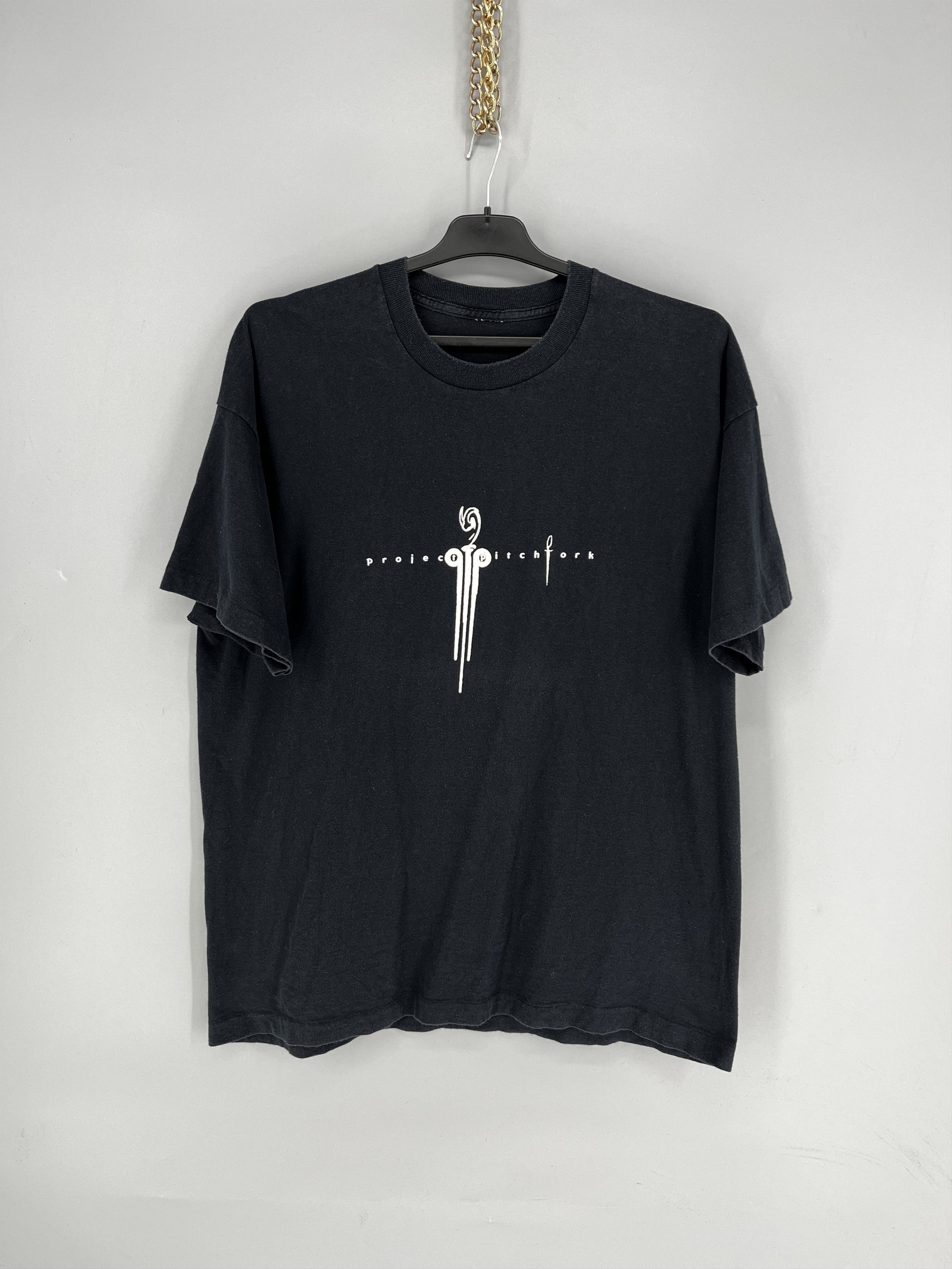 Band Tees VTG PROJECT PITCHFORK 90s T SHIRT XL GOTHIC RARE PREOWNED Size US XL / EU 56 / 4 - 1 Thumbnail