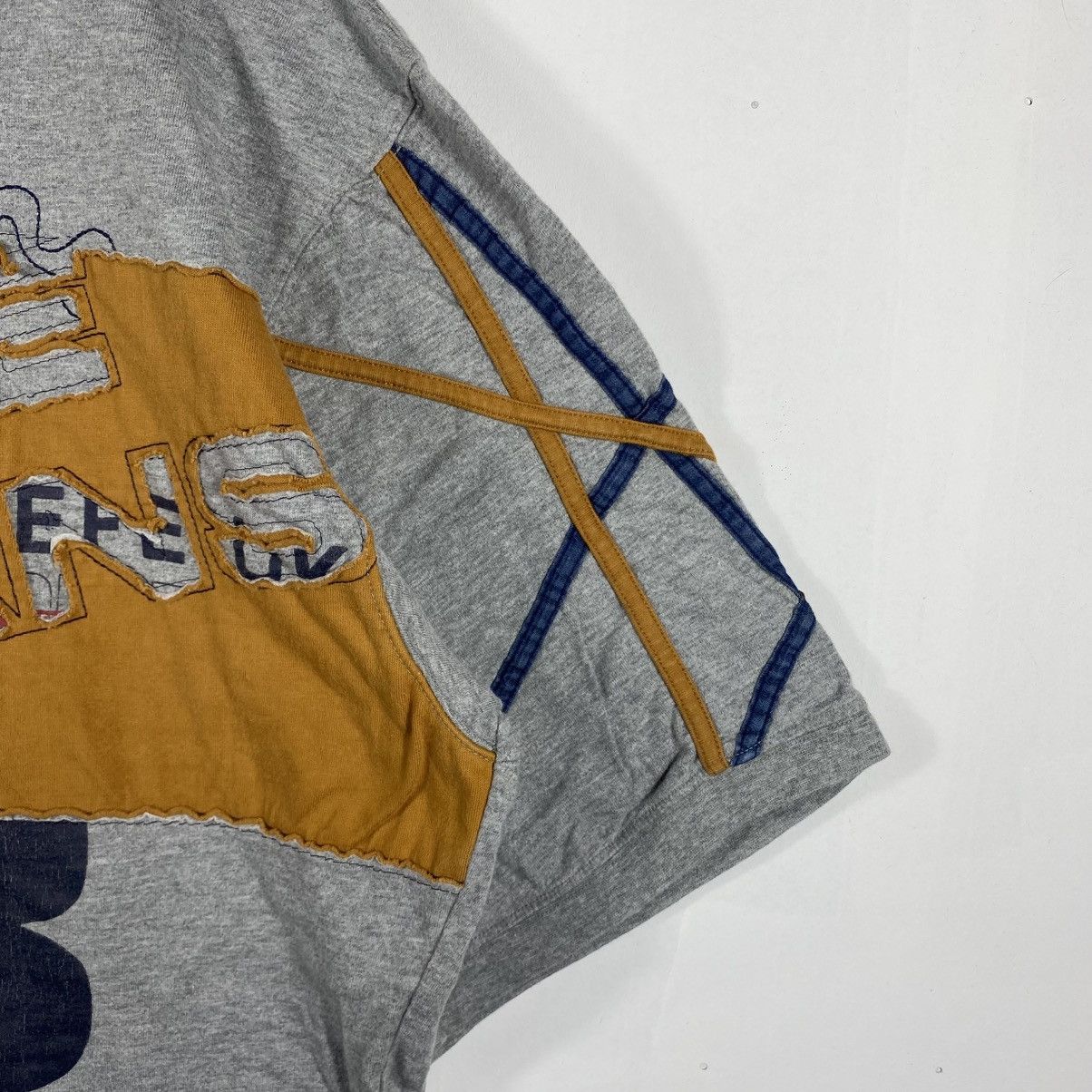 Pepe Jeans Vintage 00's PEPE JEANS Cut & Sew Design Tee Shirt Size US XL / EU 56 / 4 - 5 Thumbnail
