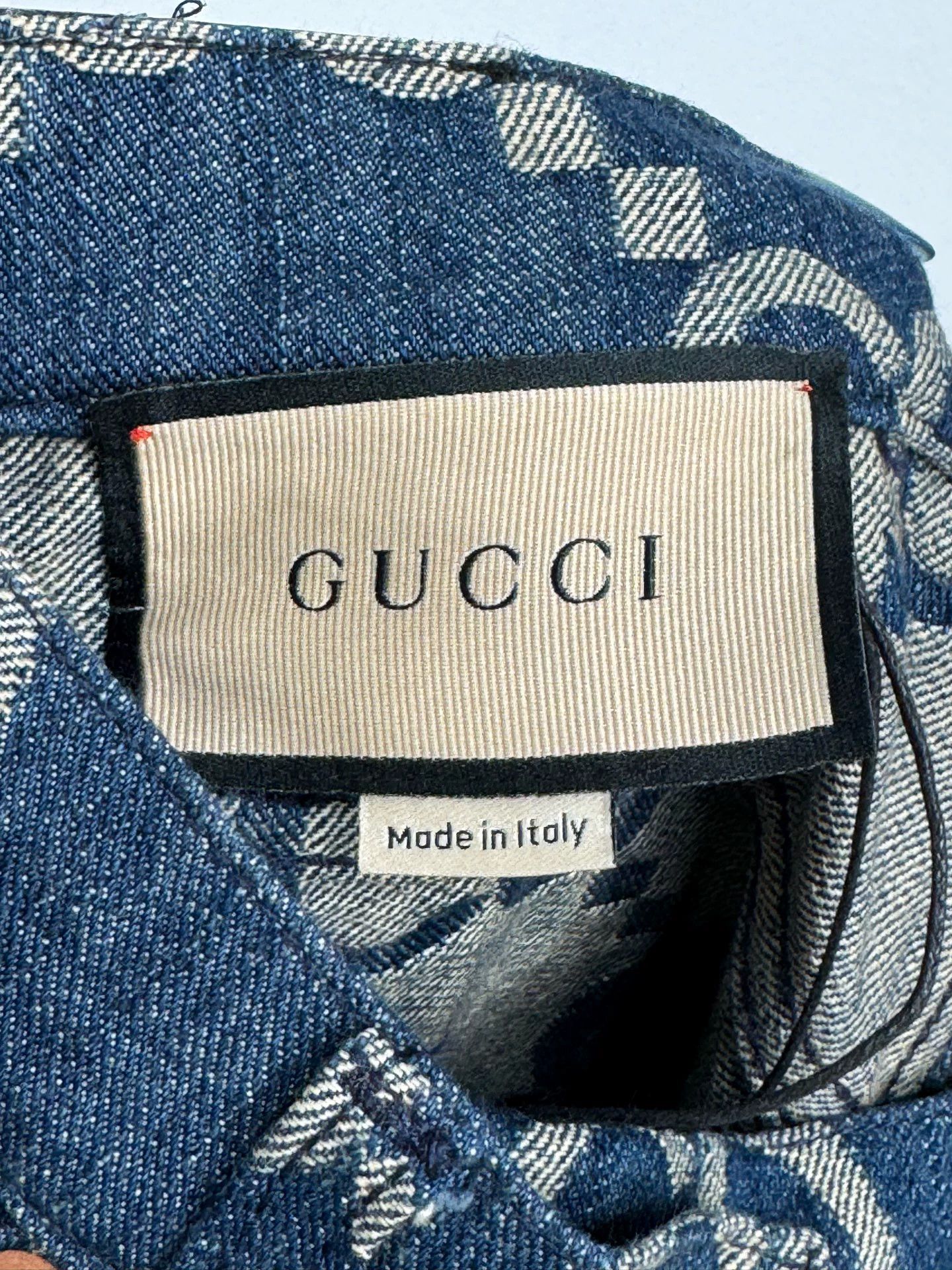 Gucci Gucci GG full logo denim jeans 27 Size 27" / US 4 / IT 40 - 7 Thumbnail