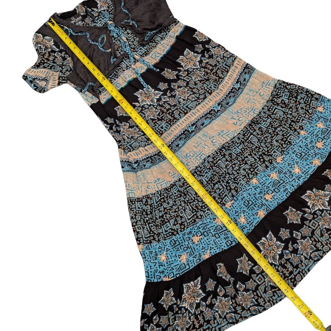 Vintage Vintage Carole Little Fairycore Boho Maxi Dress w/ Vest Size XL / US 12-14 / IT 48-50 - 6 Thumbnail