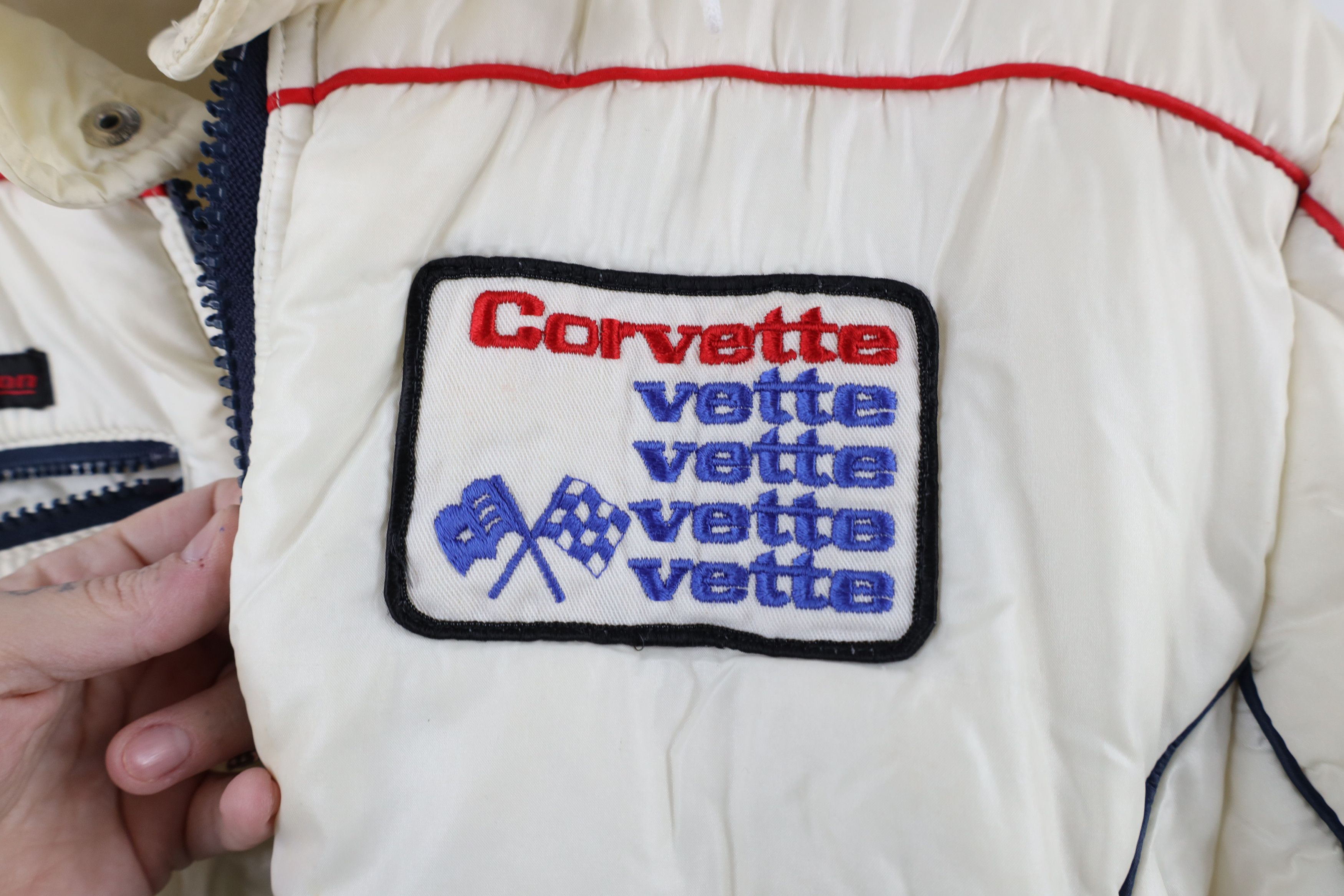 Vintage Vintage 70s 80s Spell Corvette Racing Bomber Jacket AS IS Size US L / EU 52-54 / 3 - 6 Thumbnail