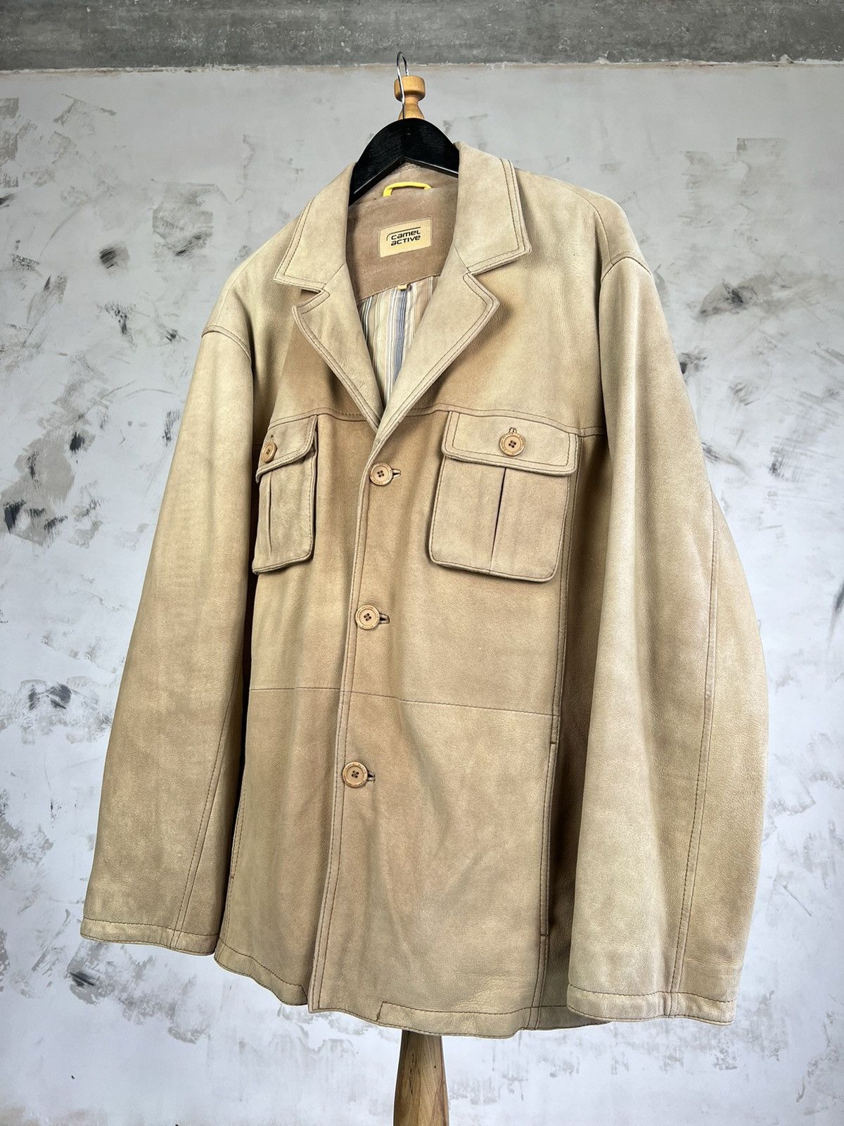 Camel Vintage Camel Active Leather Jacket Size XL - XXL 56 Size US XL / EU 56 / 4 - 3 Thumbnail
