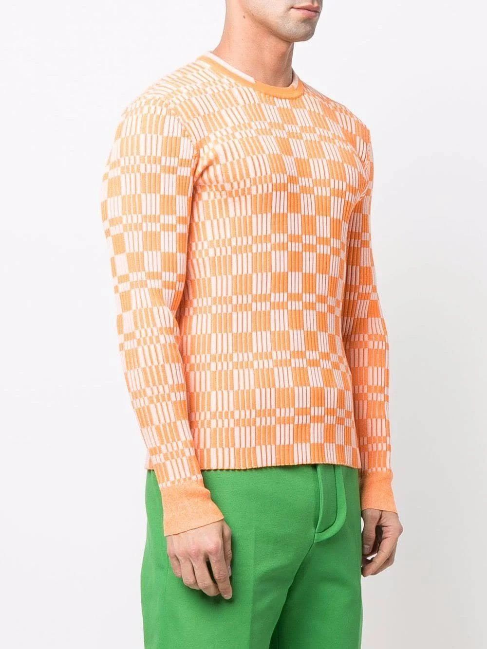 Jacquemus o1mle0924 Gelati Graphic-pattern Sweatshirt in Multicolor Size US M / EU 48-50 / 2 - 5 Thumbnail