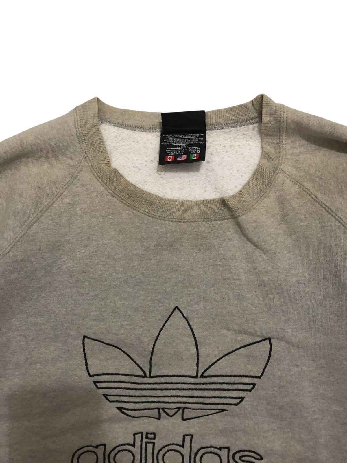 Adidas Vintage Adidas Trefoil Boxy Sweatshirt Size US L / EU 52-54 / 3 - 4 Thumbnail