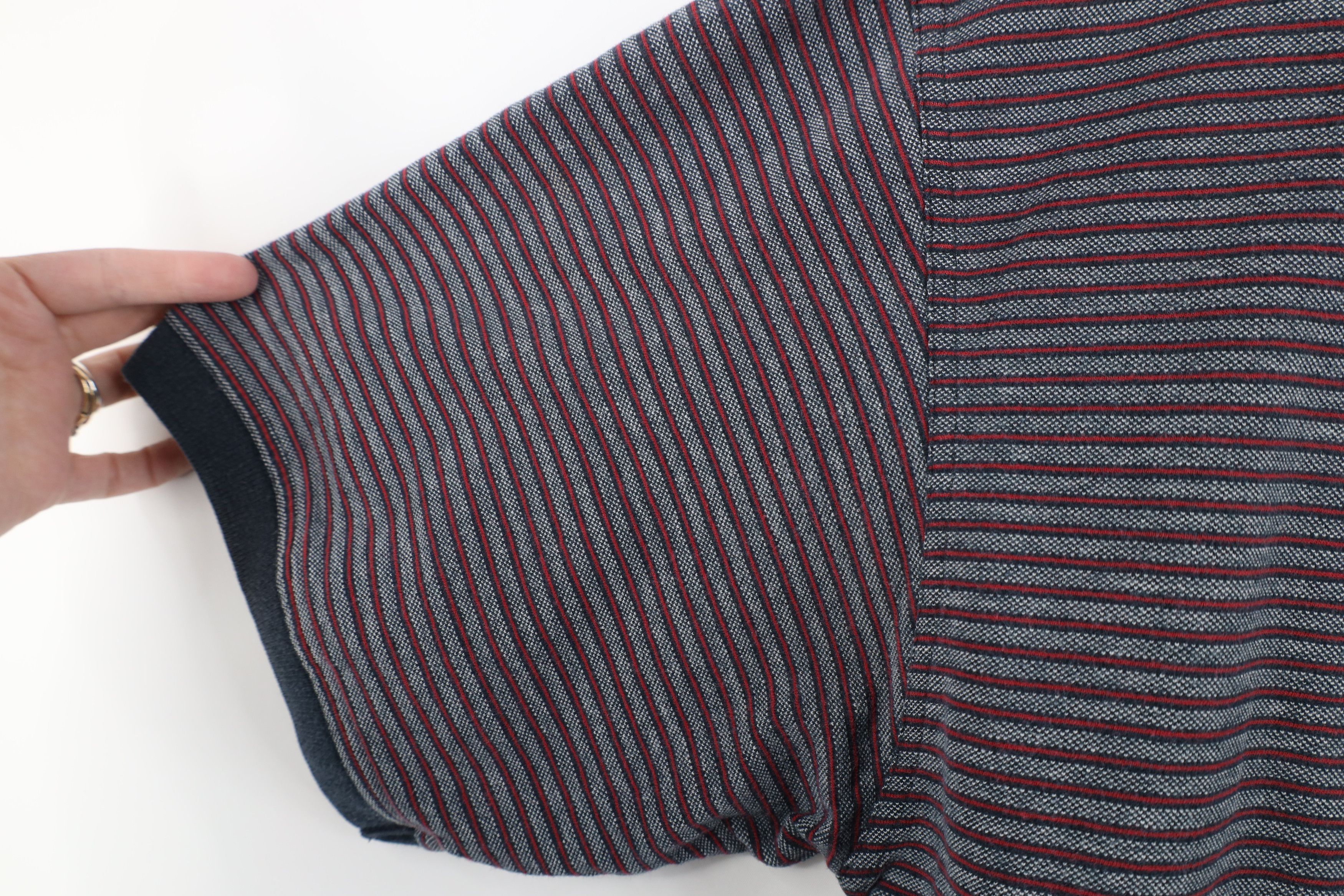 Columbia Vintage 90s Columbia Golf Spell Out Striped Knit Polo Shirt Size US M / EU 48-50 / 2 - 8 Thumbnail