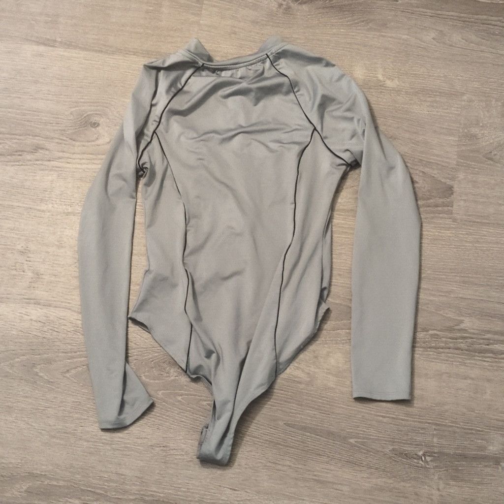 Other Love J long sleeve gray bodysuit size medium Size L / US 10 / IT 46 - 5 Thumbnail