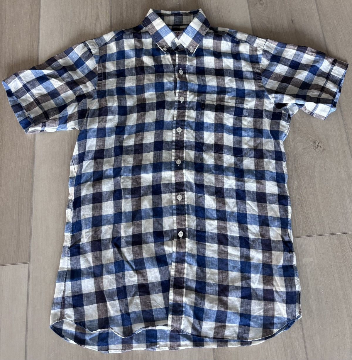 Hamilton Hamilton Linen Shirt Size US M / EU 48-50 / 2 - 1 Thumbnail