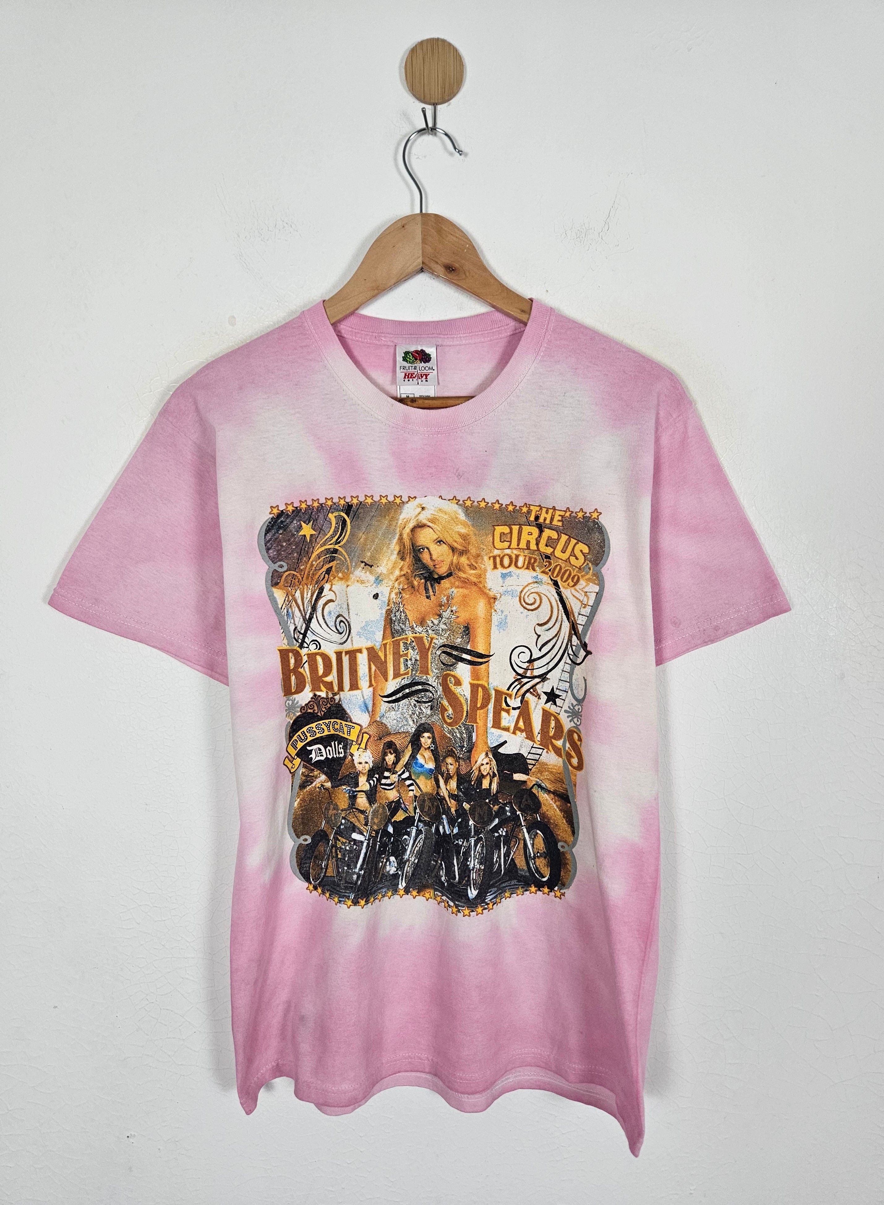 Band Tees × Rap Tees × Vintage Britney spears The circus 2009 tour pussycat dolls tee shirt Size US M / EU 48-50 / 2 - 1 Thumbnail