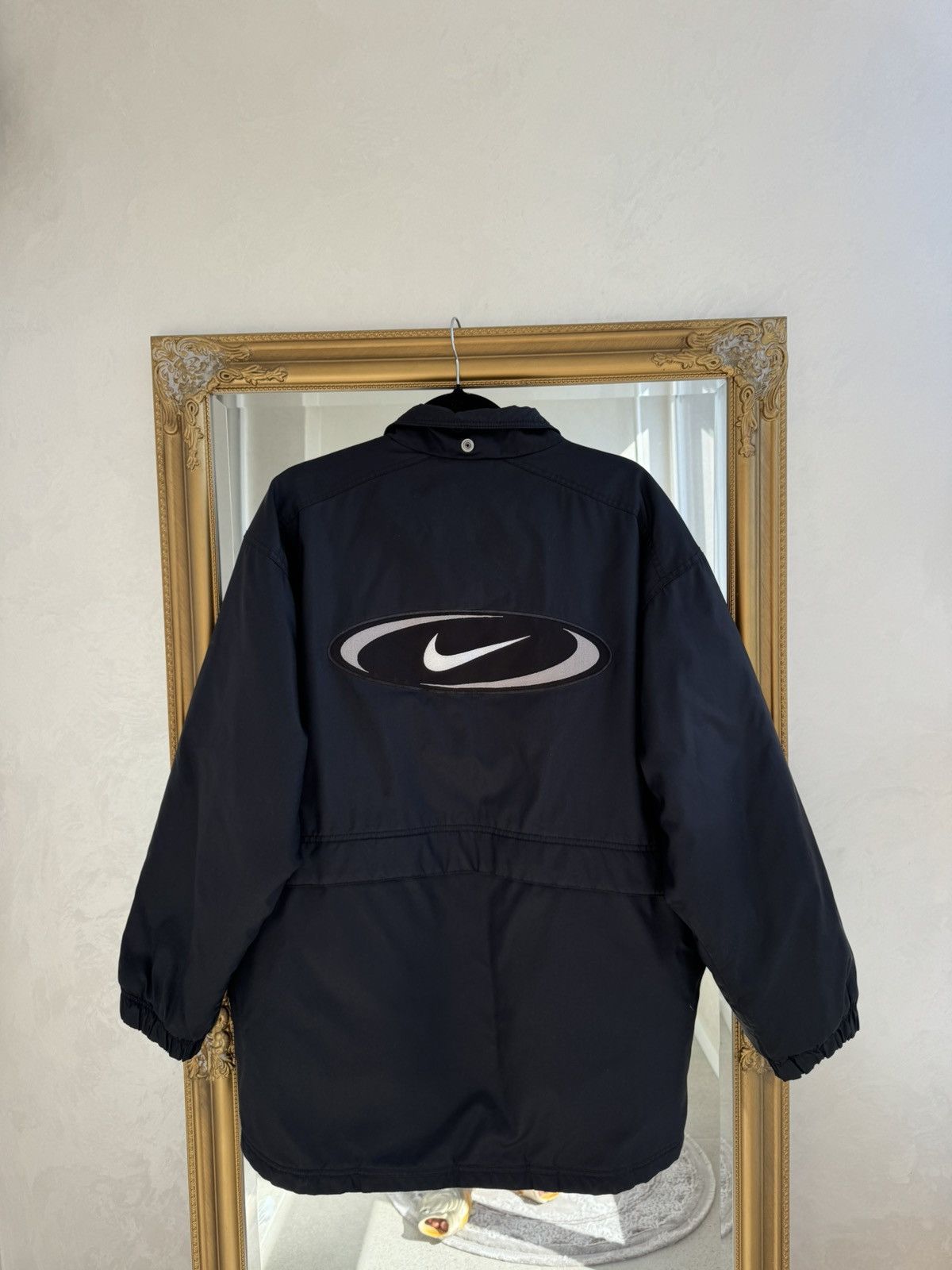 Nike Vintage 90s Nike Puffer Bomber Jacket Big Logo Size US S / EU 44-46 / 1 - 2 Thumbnail