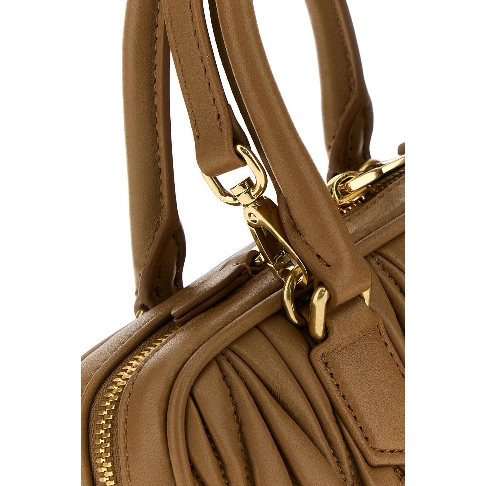 Miu Miu MIU MIU Caramel Arcadie Handbag New & Authentic Size ONE SIZE - 4 Thumbnail