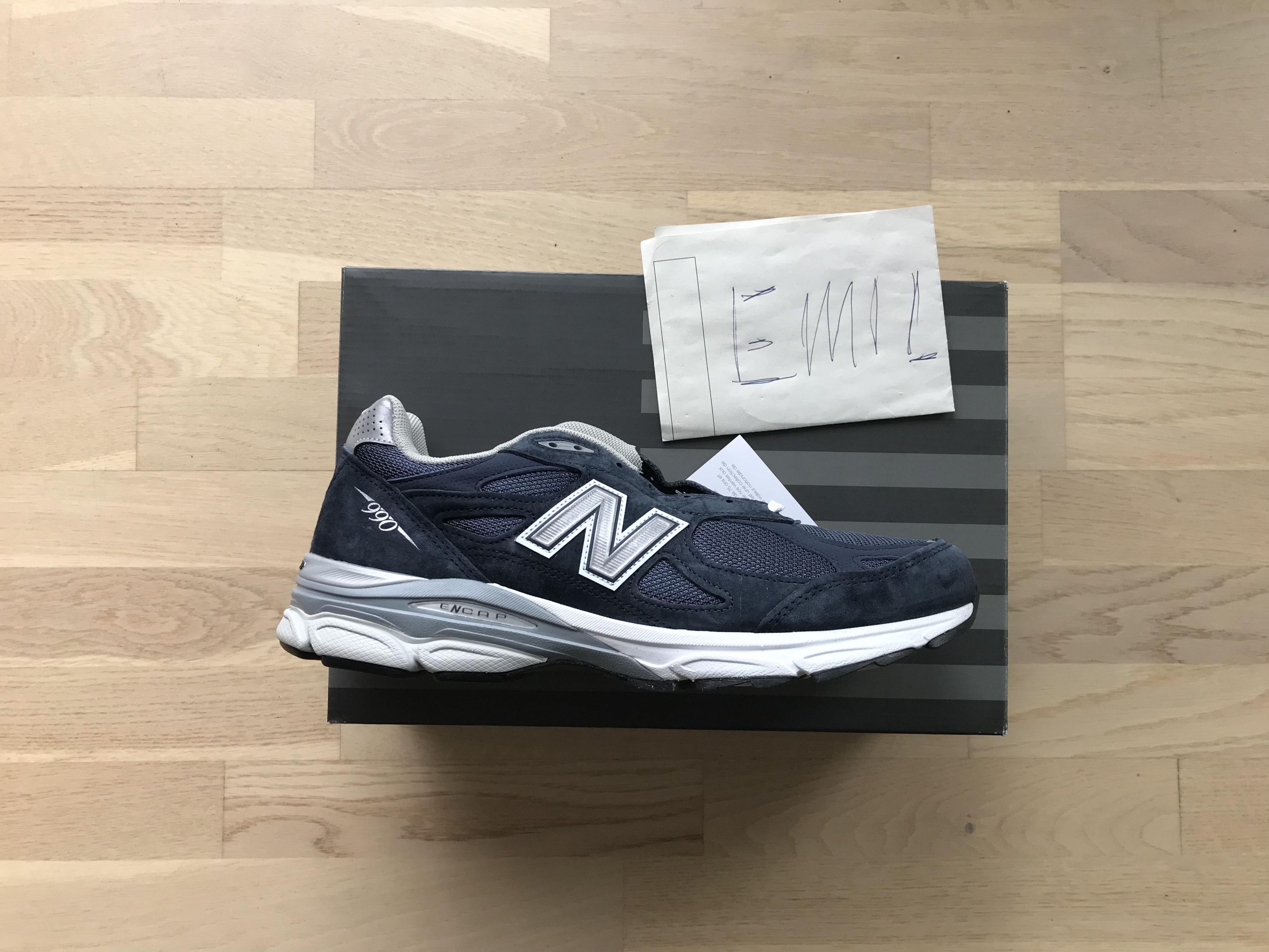 New Balance New Balance 990v3 navy | Grailed
