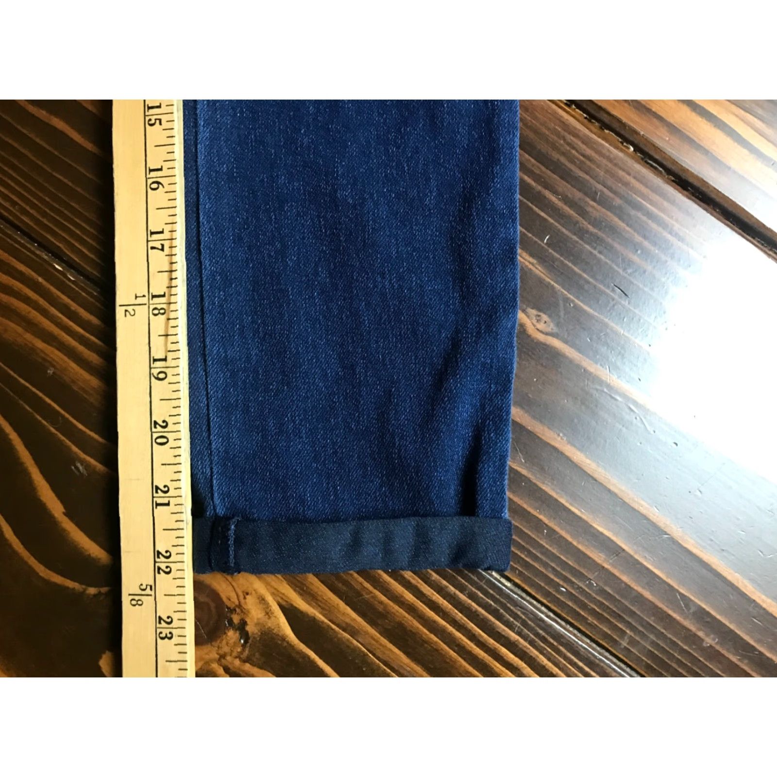 Vintage Time And Tru Jeans Women's Size Small Blue Jegging Pull On Cuffed Size 28" / US 6 / IT 42 - 7 Thumbnail
