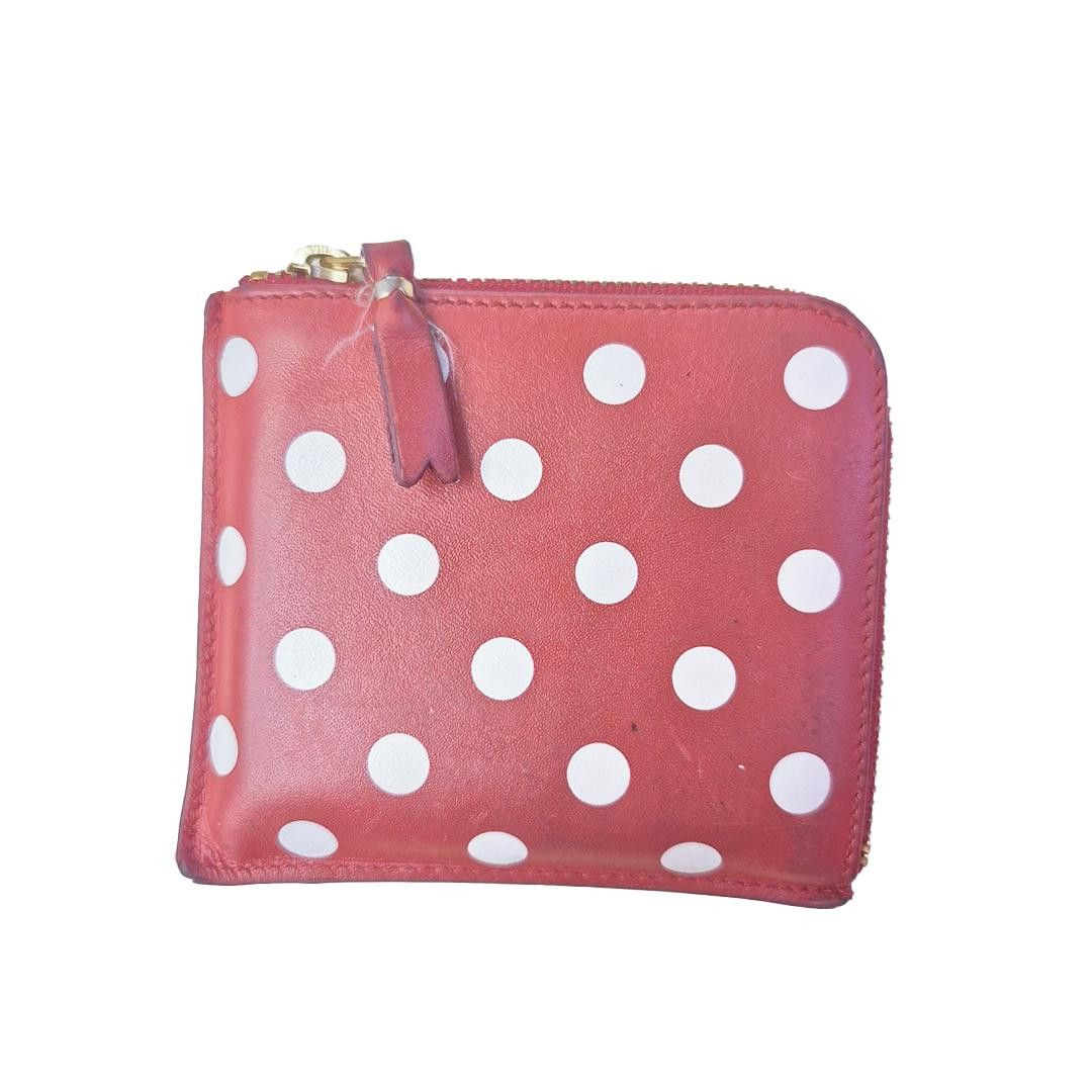 Comme des Garcons CDG Polka Dot Red Coin Purse Size ONE SIZE - 1 Thumbnail