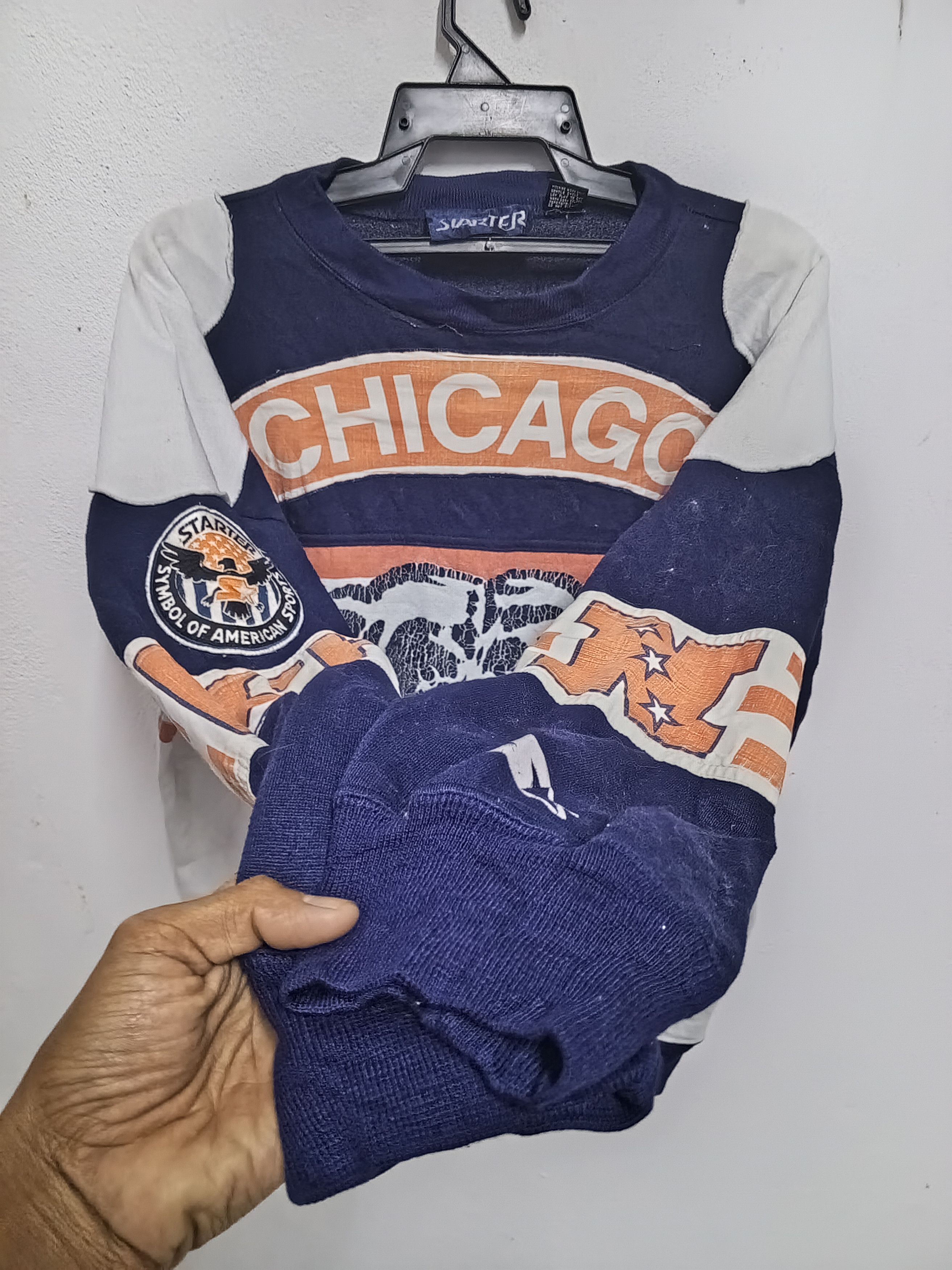 Starter 🔥90S VERY RARE🔥 STARTER AMERICAN SPORT CHICAGO Size US XL / EU 56 / 4 - 9 Thumbnail