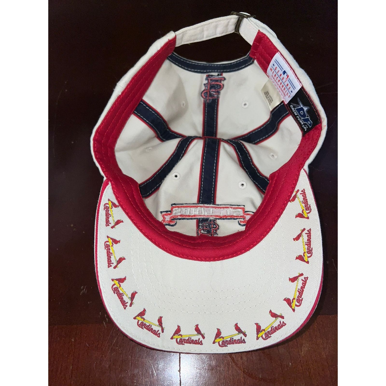 MLB St. Louis Cardinals Hat Baseball MLB Logo Drew Pearson Cap Size ONE SIZE - 7 Thumbnail