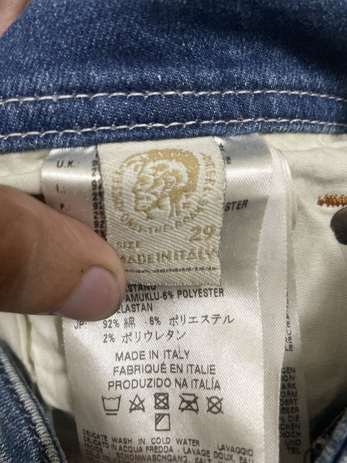 Diesel 💥DIESEL SLEENKER SKINNY FIT TRASHERED DENIM JEAN Size US 30 / EU 46 - 12 Thumbnail