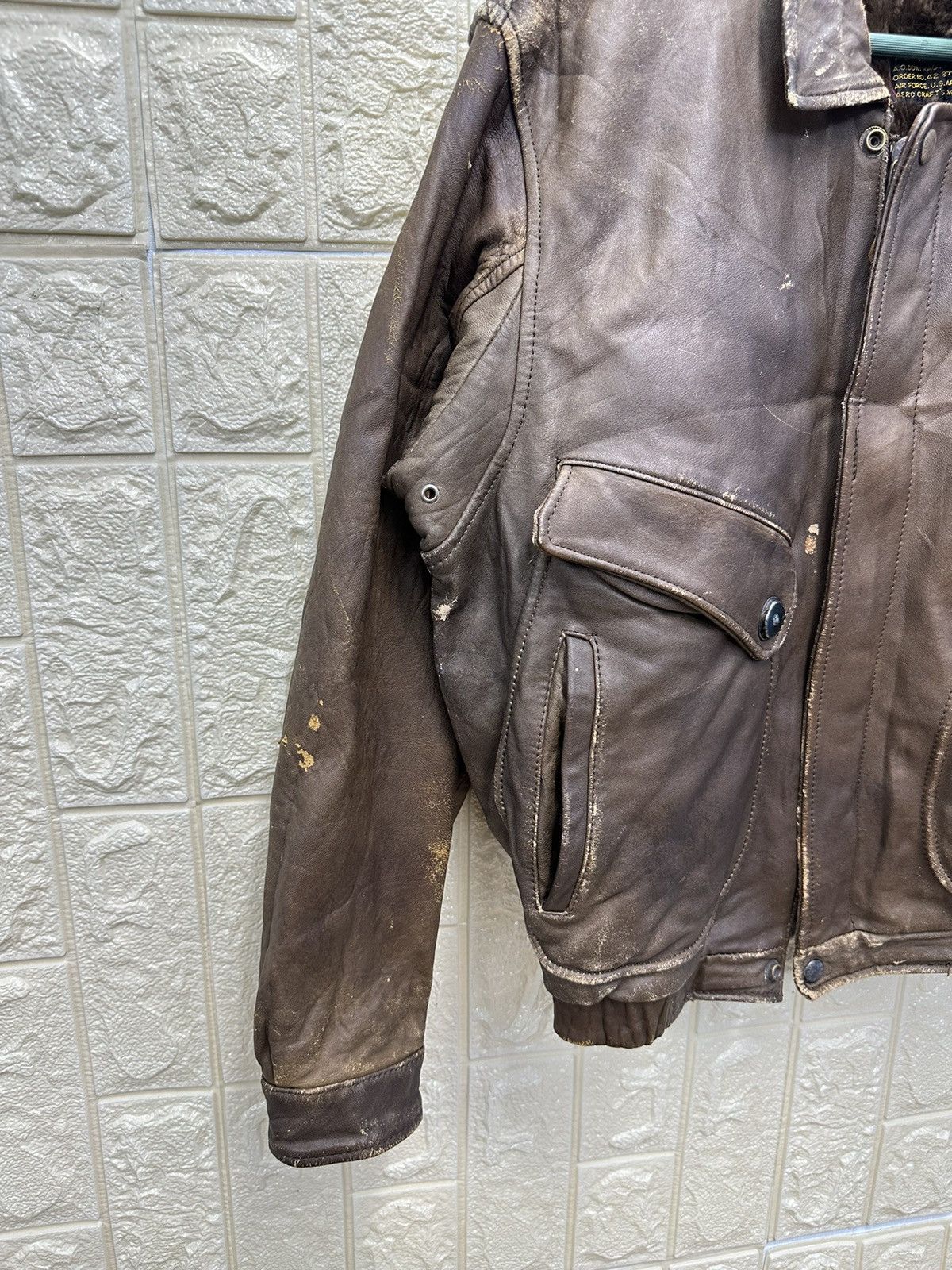 Vintage Rare Vintage US Armed Force Aviator Jacket MJ34 Size US M / EU 48-50 / 2 - 3 Thumbnail