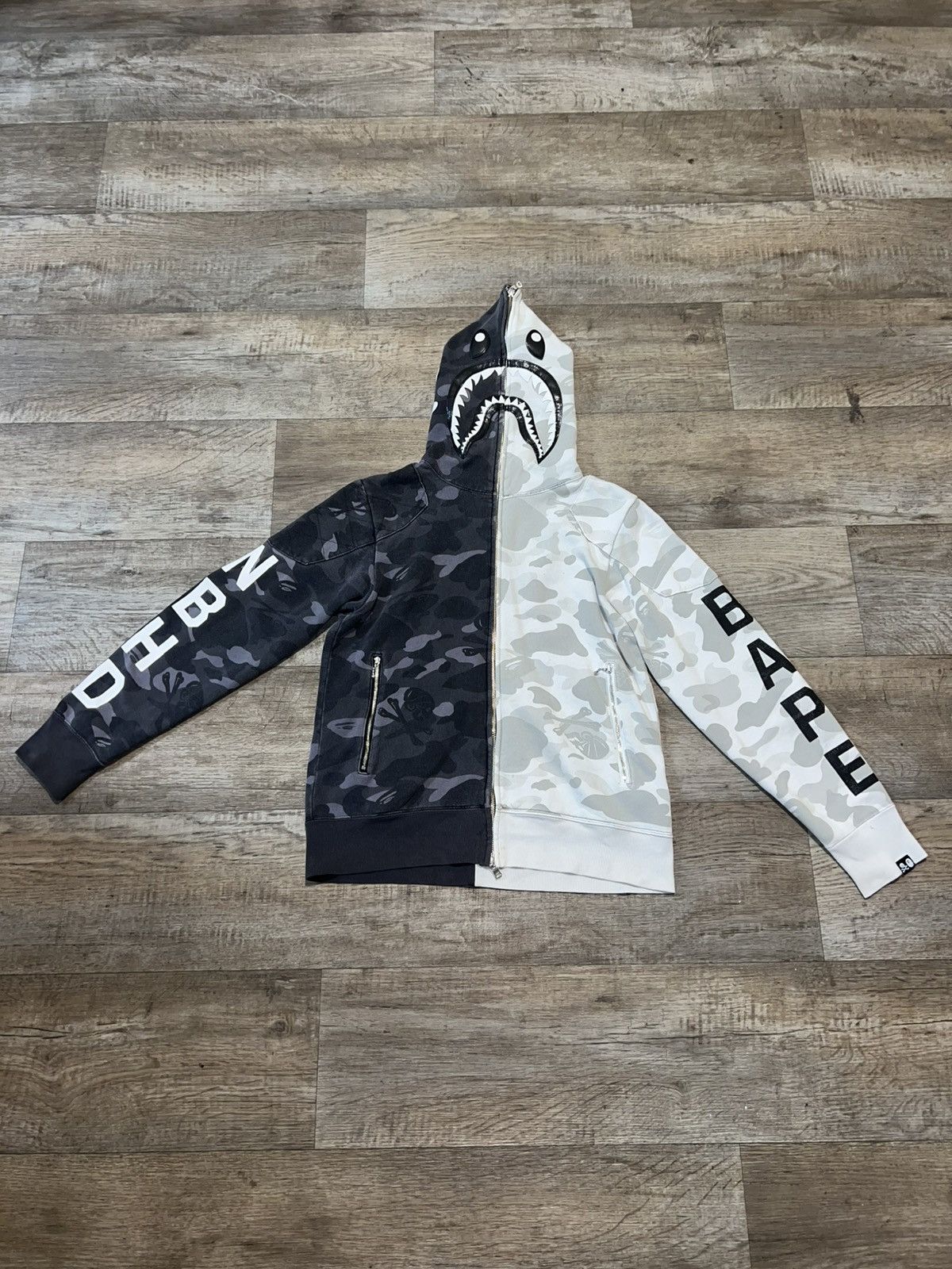 Bape Neighborhood Shark Hoodie | Grailed