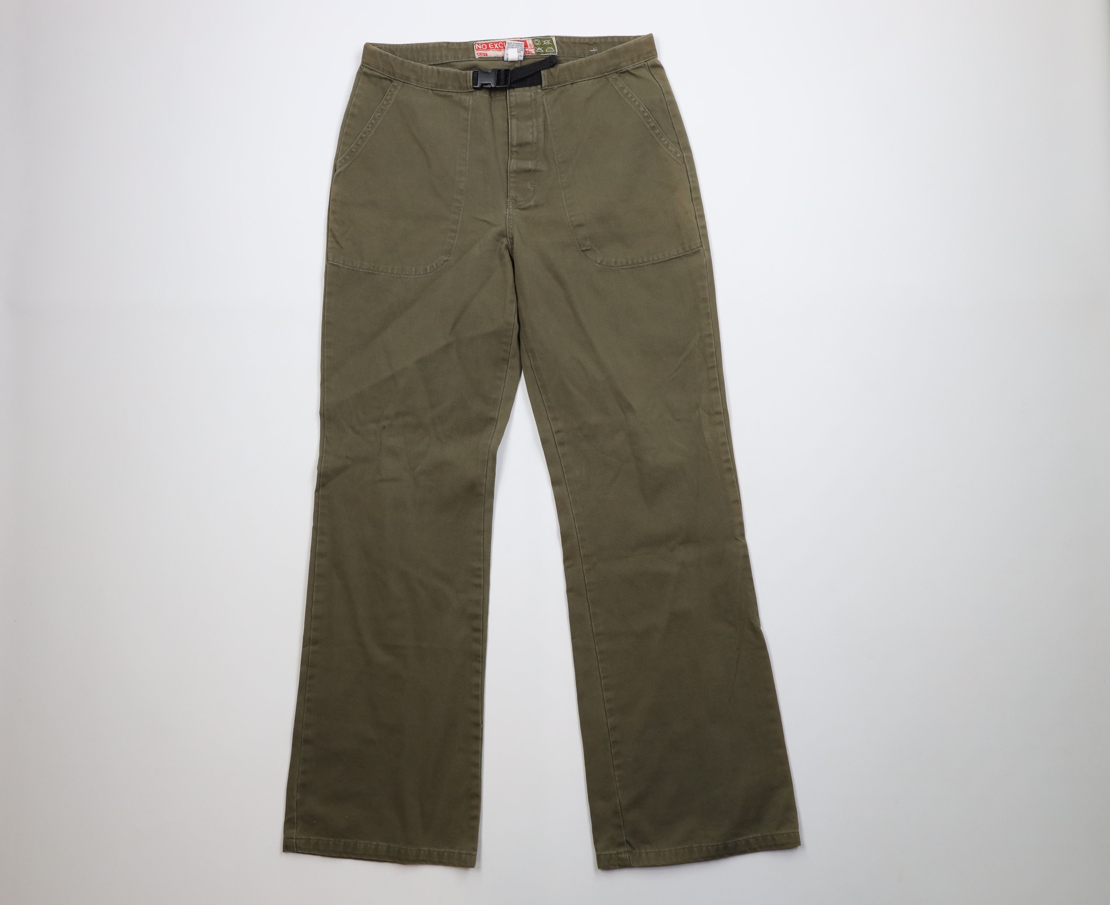 Vintage Vintage 90s Y2K Streetwear Flared Utility Military Pants Size 32" / US 10 / IT 46 - 1 Thumbnail