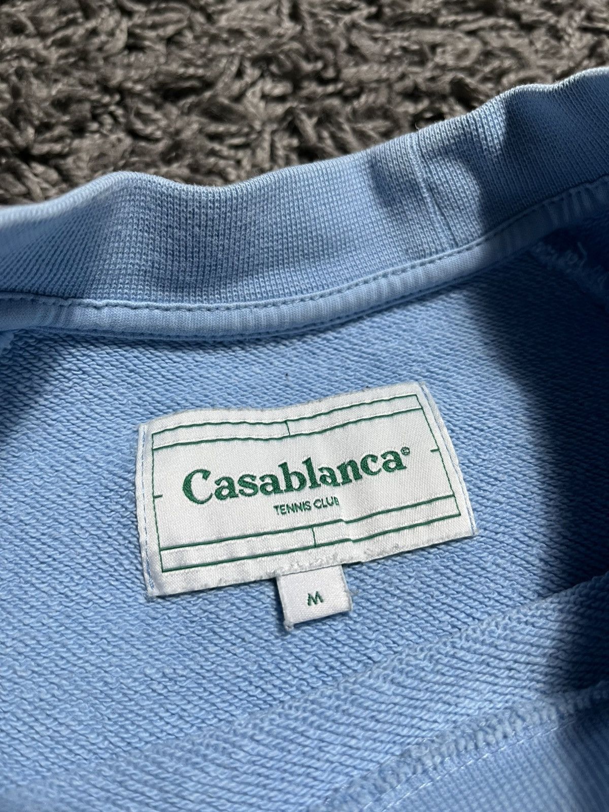 Casablanca CASABLANCA CASA WAY TENNIS COTTON SWEATSHIRT SIZE M Size US M / EU 48-50 / 2 - 4 Thumbnail