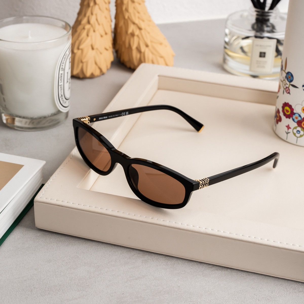 Miu Miu MIU MIU 0MU A06S 16K10I SUNGLASSES Size ONE SIZE - 1 Thumbnail