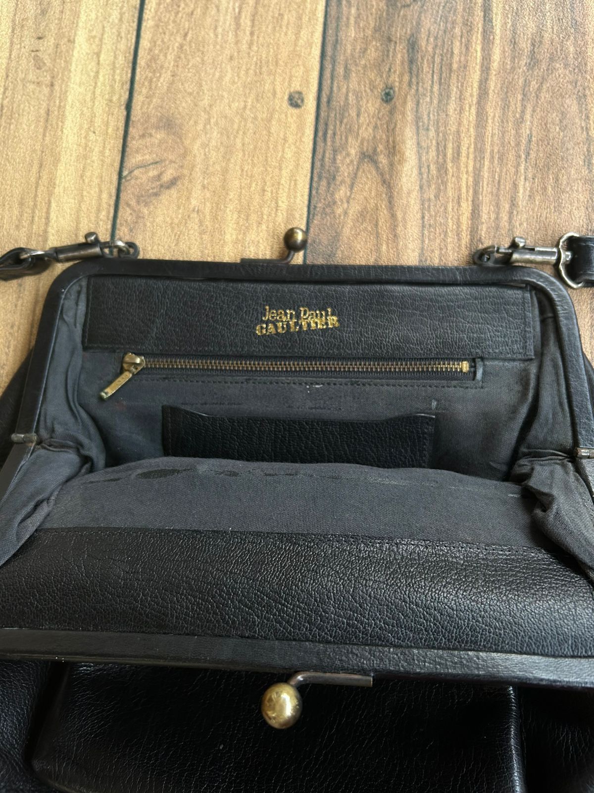 Jean Paul Gaultier Rare ! Vintage jean paul gaultier tortoise bar leather bag Size ONE SIZE - 7 Thumbnail