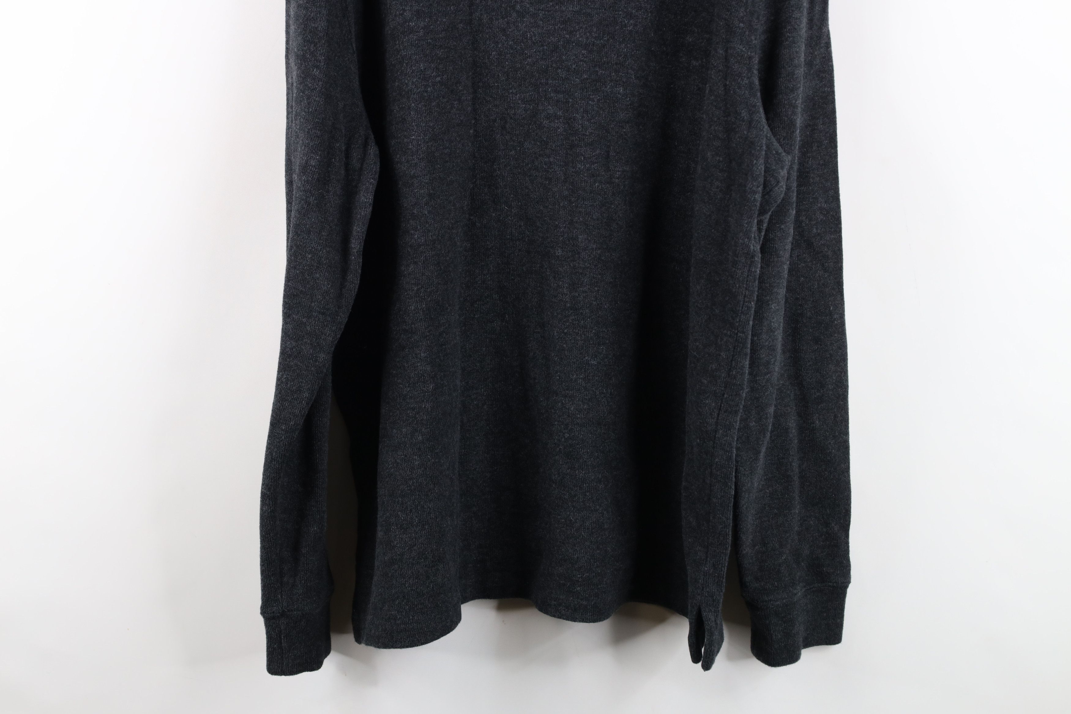Ralph Lauren Vintage Ralph Lauren Knit Half Zip Sweater Charcoal Gray Size US L / EU 52-54 / 3 - 13 Thumbnail