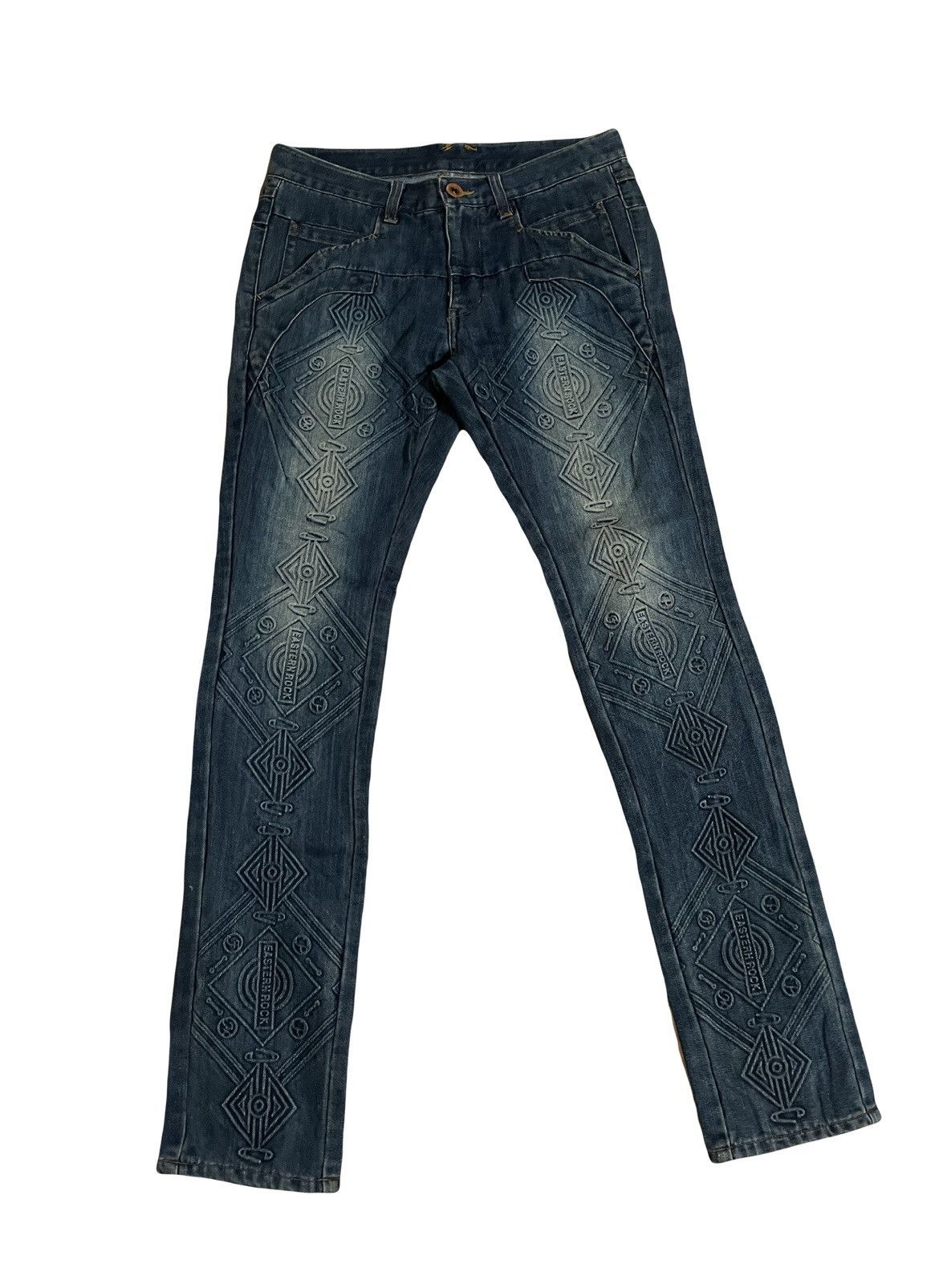 PPFM PPFM Embossed Jeans Size US 29 - 1 Thumbnail