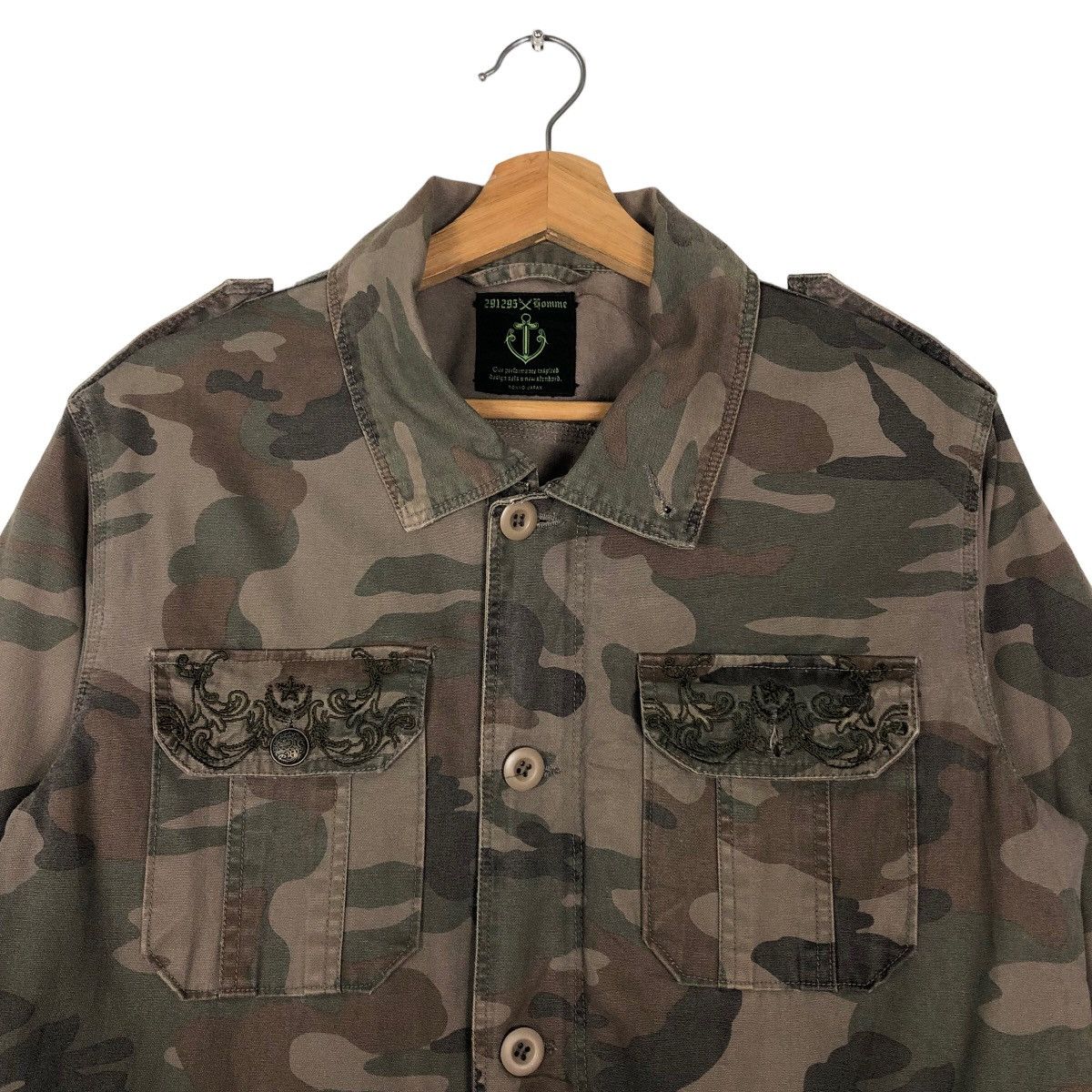 Hysteric Glamour 🔥Camouflage Biker Jacket 291295 Homme Japan Made Size US M / EU 48-50 / 2 - 3 Thumbnail