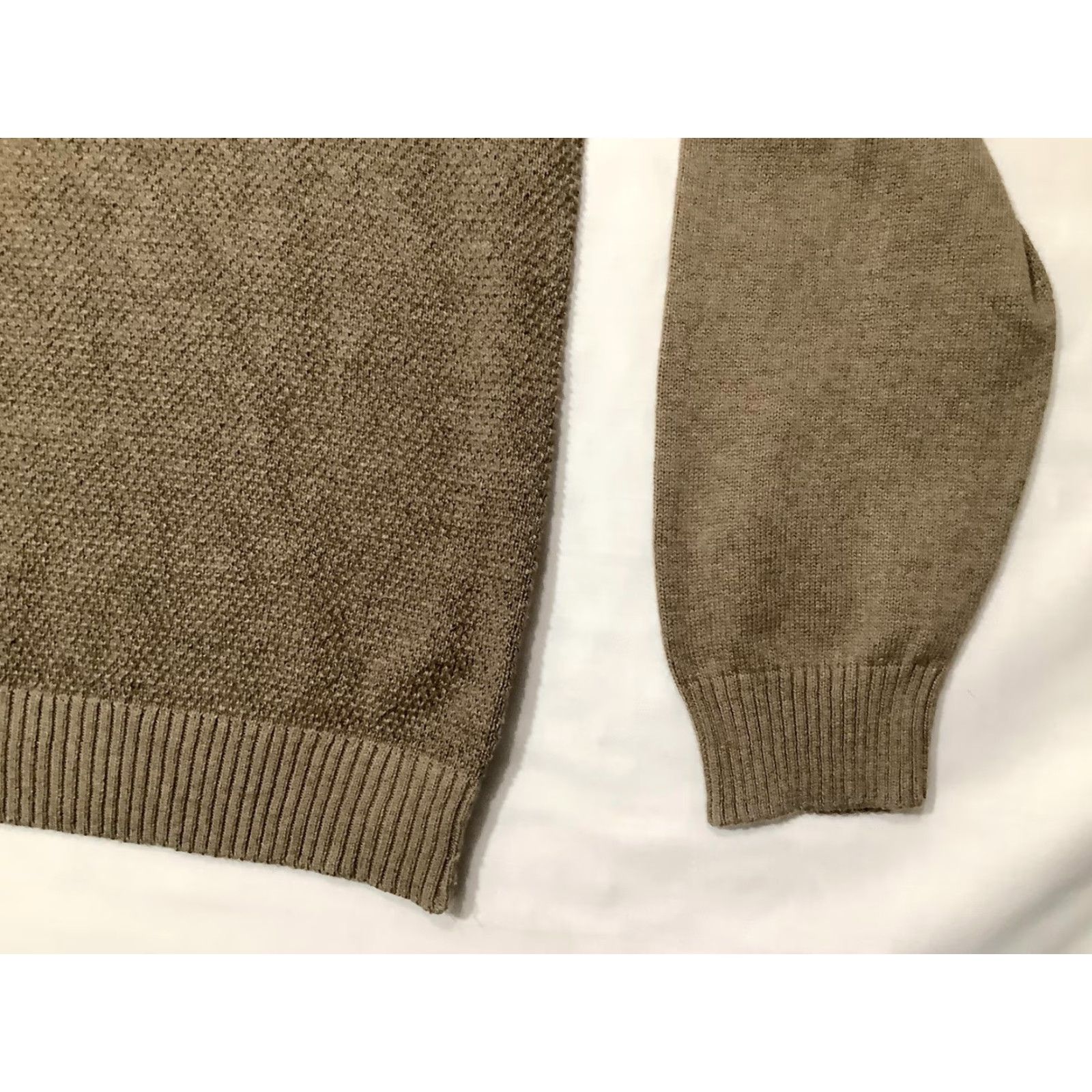 Vintage RedHead Sweater Mens 2XL Beige Waffle Knit Henley Mock Neck Pullover Outdoor Size US XXL / EU 58 / 5 - 4 Thumbnail