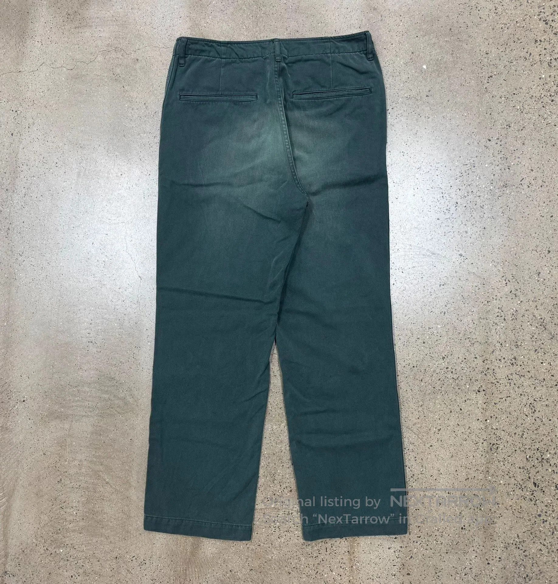 Visvim visvim field chino pants in washed green. Size US 42 / EU 58 - 7 Thumbnail