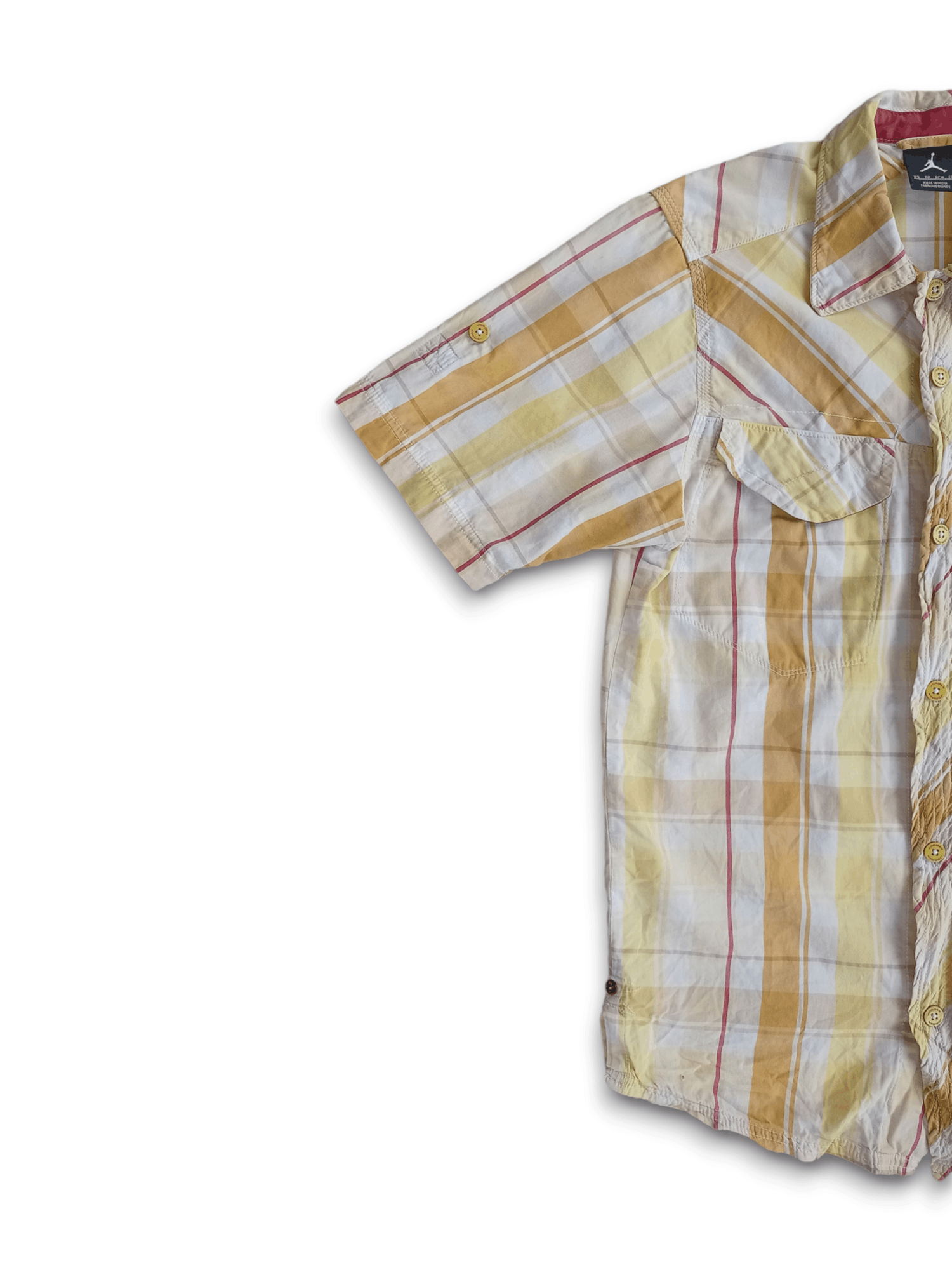 Jordan Brand × Nike Nike MJ 23 Checkered Shirt Button Up Size US S / EU 44-46 / 1 - 8 Thumbnail
