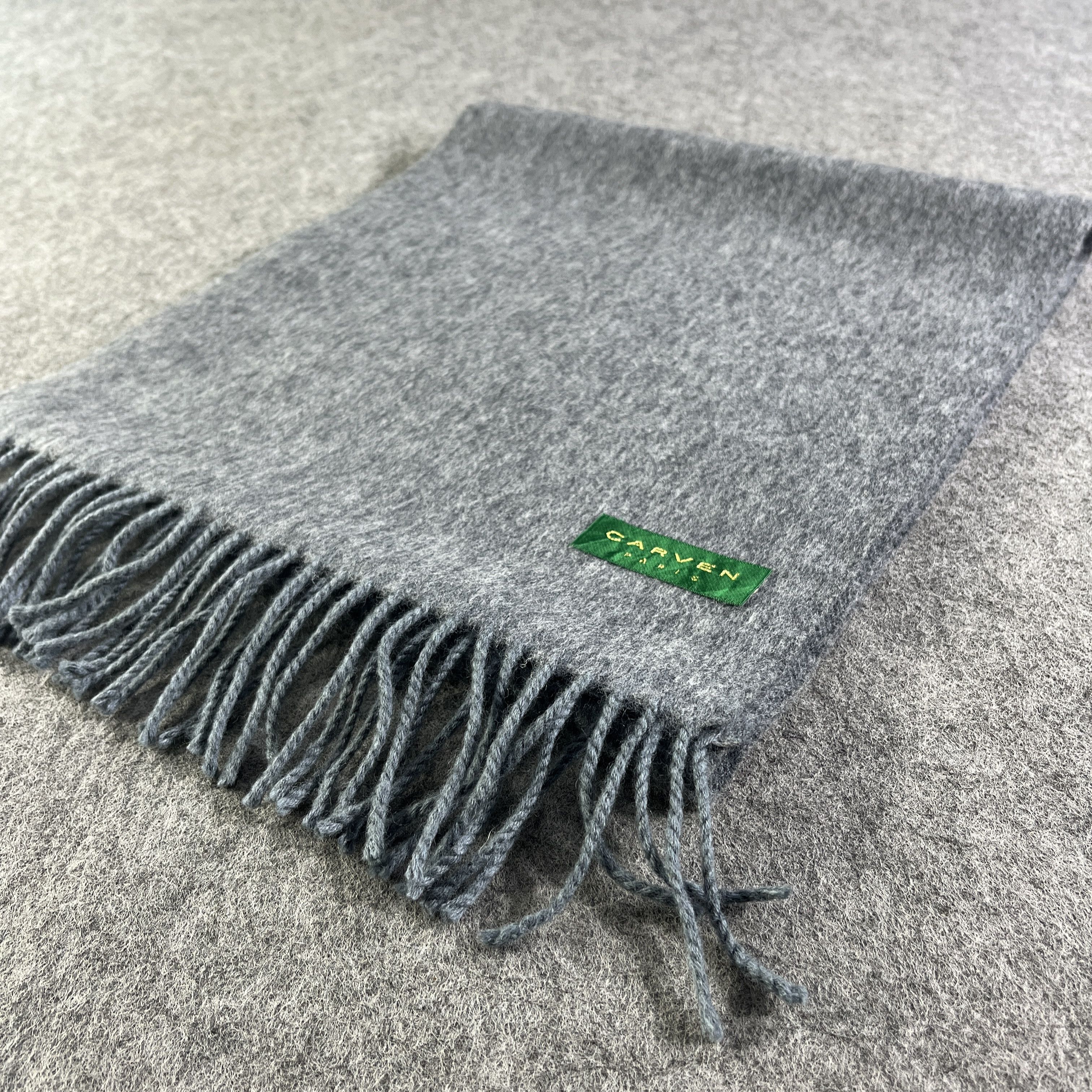Carven × Vintage Carven Plain Scarf / Muffler / Neckwear T824 Size ONE SIZE - 5 Thumbnail