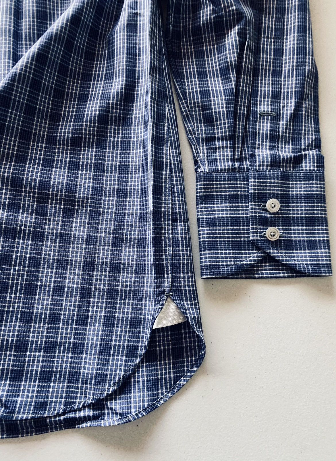 Tom Ford Tom Ford blue glen check shirt 16.5 42e NEW Size US L / EU 52-54 / 3 - 5 Thumbnail