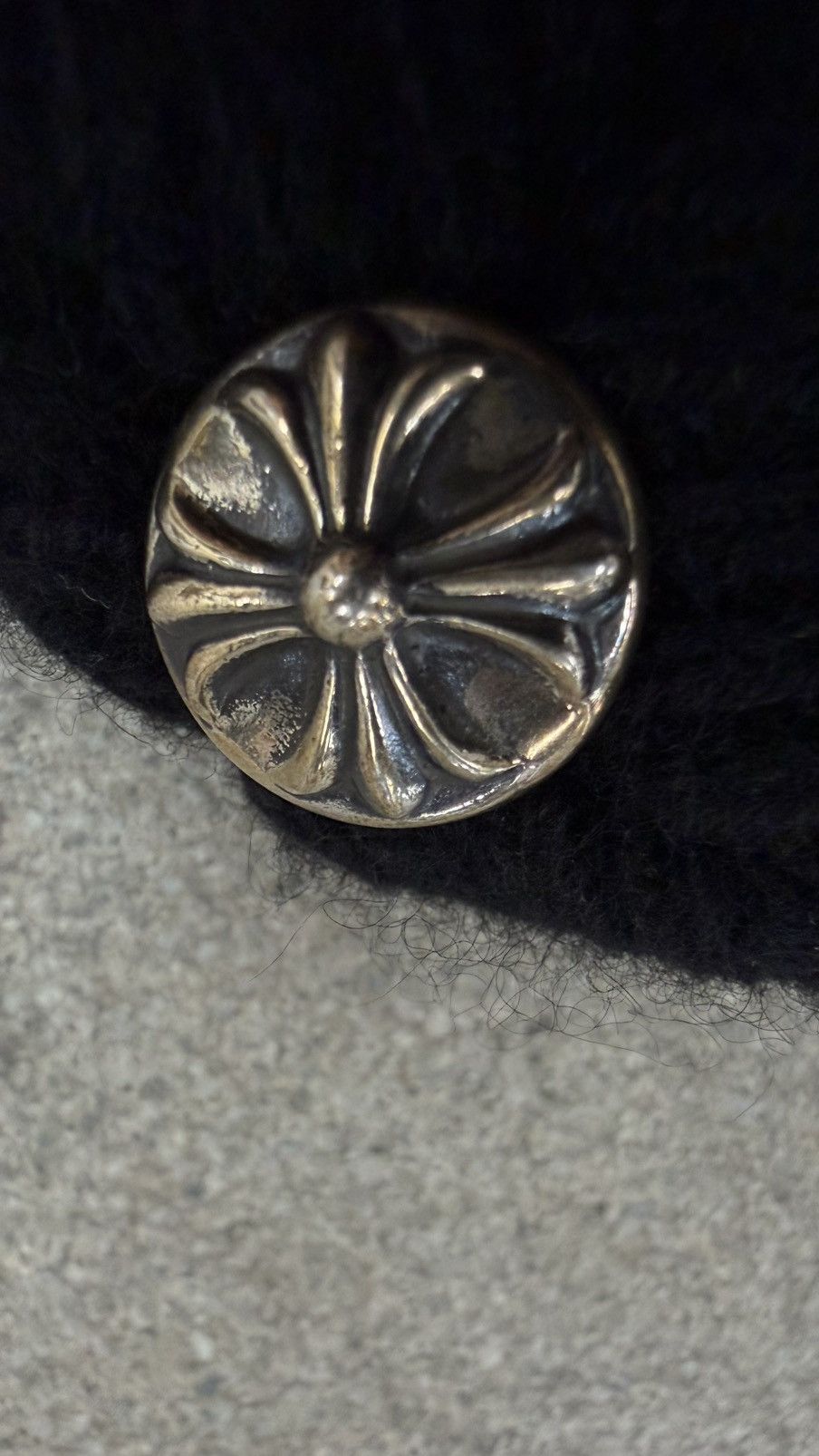 Chrome Hearts RARE! Chrome Hearts Stadium Big Daddy "Black" beanie Size ONE SIZE - 2 Thumbnail