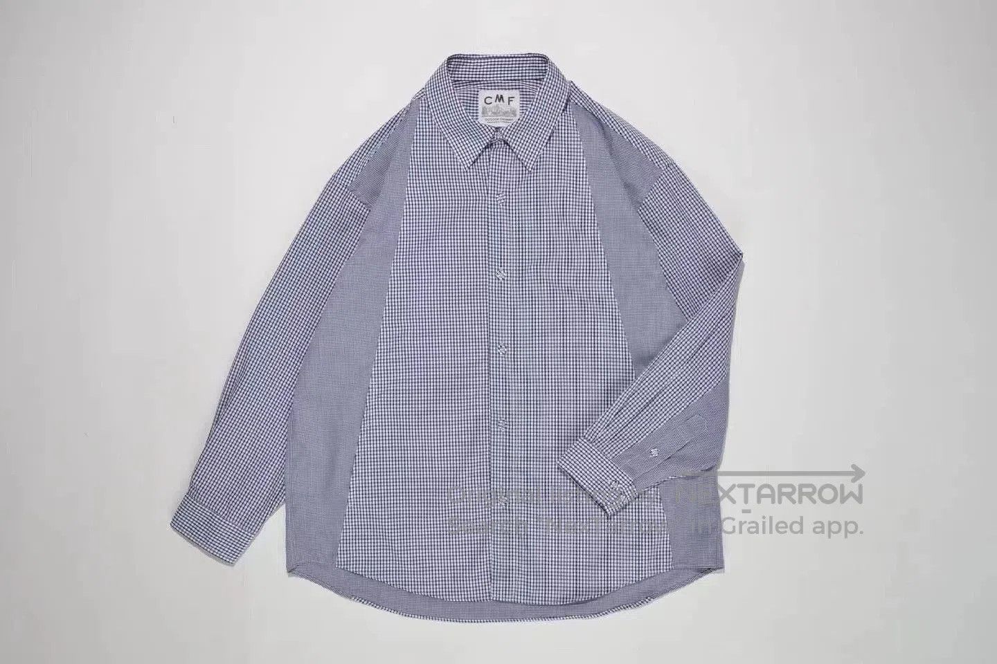 Japanese Brand Comfy Gingham Outdoor Shirt in Blue. Size US M / EU 48-50 / 2 - 2 Thumbnail