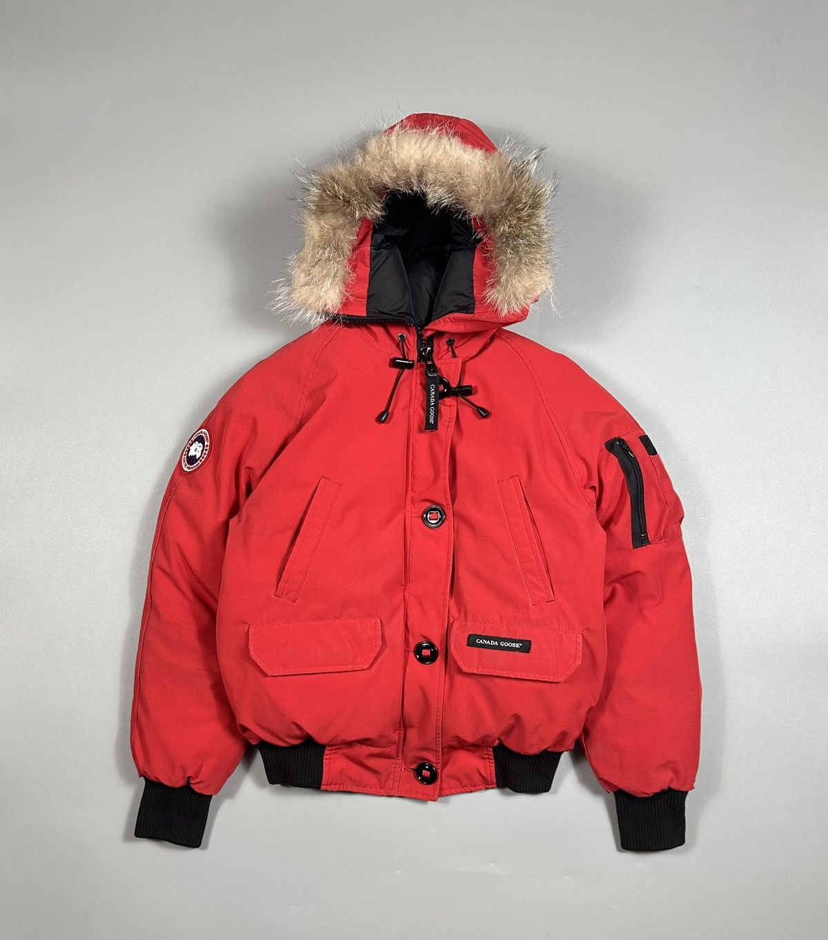 Canada Goose Canada Goose Chilliwack Coyote Fur-Trim Bomber Jacket Size US S / EU 44-46 / 1 - 1 Thumbnail