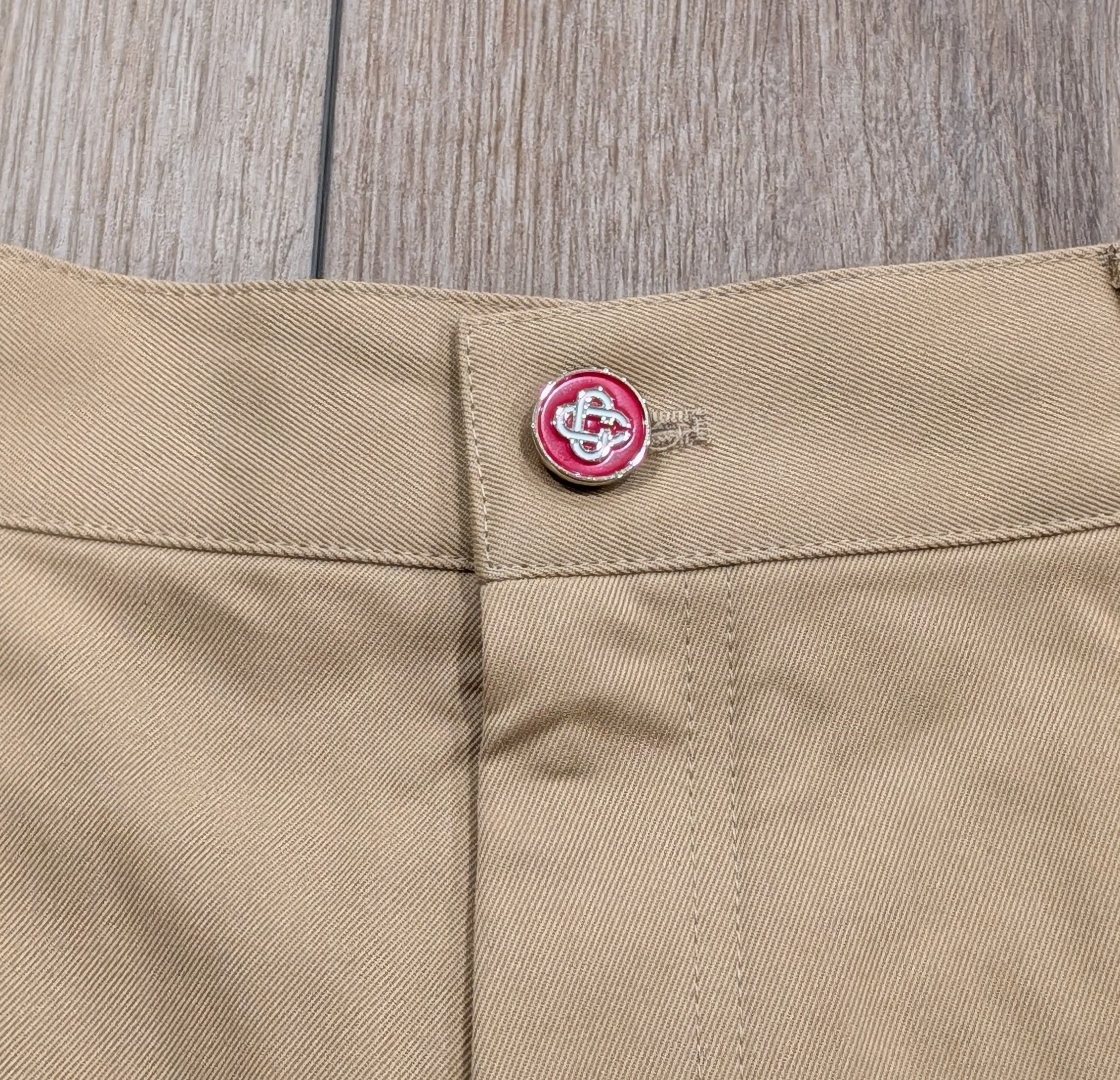 Casablanca CASABLANCA "Chicano" Chino Shorts Beige 50 US 34 Size US 34 / EU 50 - 2 Thumbnail