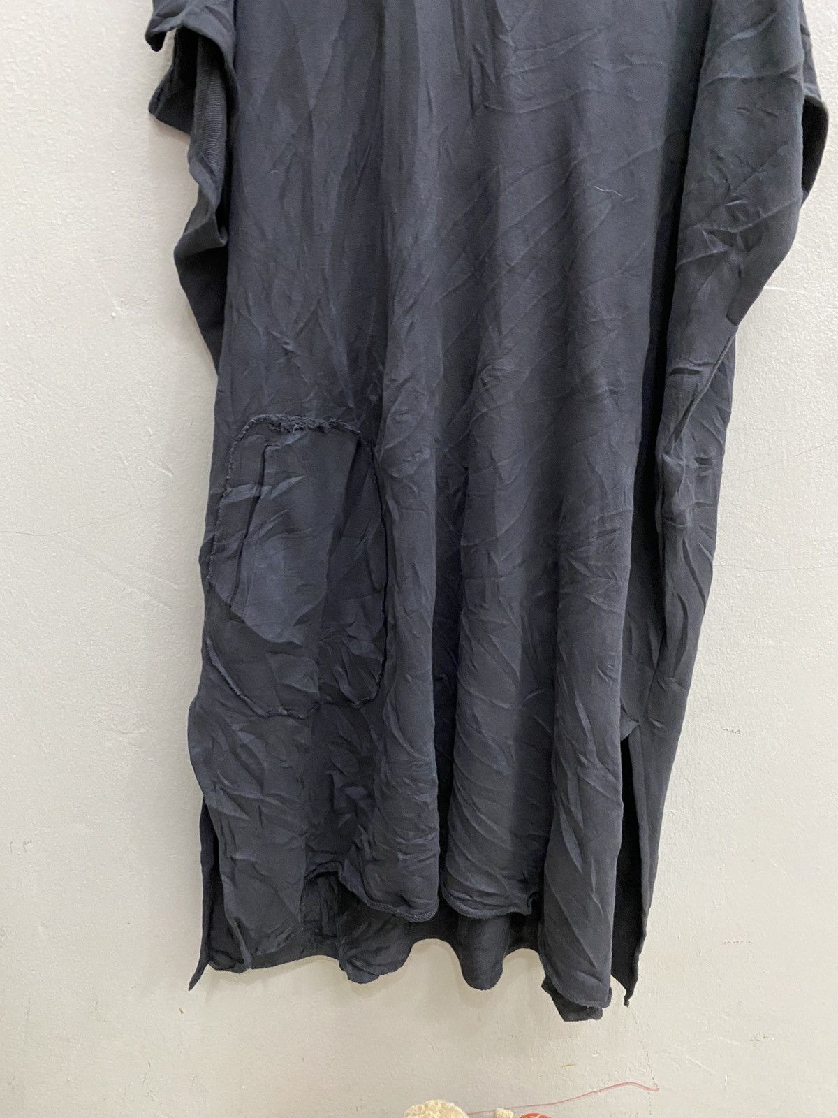 Yohji Yamamoto Y’s Yohji Yamamoto Hooded Tunic Poncho / Washed Black Size US M / EU 48-50 / 2 - 4 Thumbnail