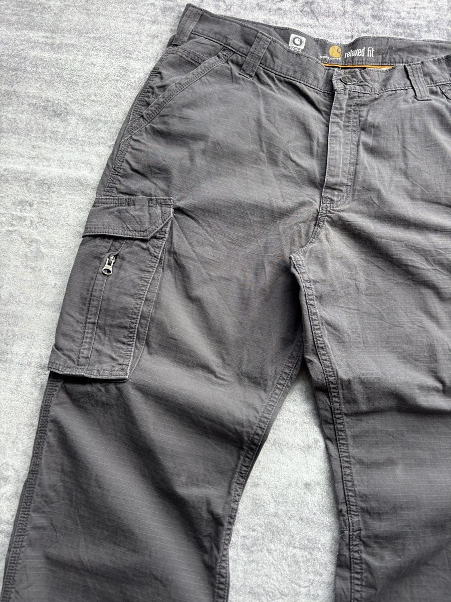 Carhartt Carhartt Force Relaxed Fit Grey Cargo Work Pants Size US 36 / EU 52 - 3 Thumbnail