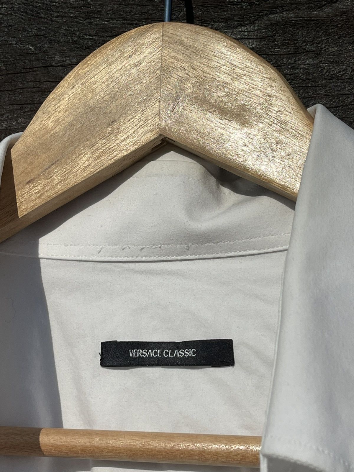 Versace Versace Classic white button shirt Size US L / EU 52-54 / 3 - 7 Thumbnail