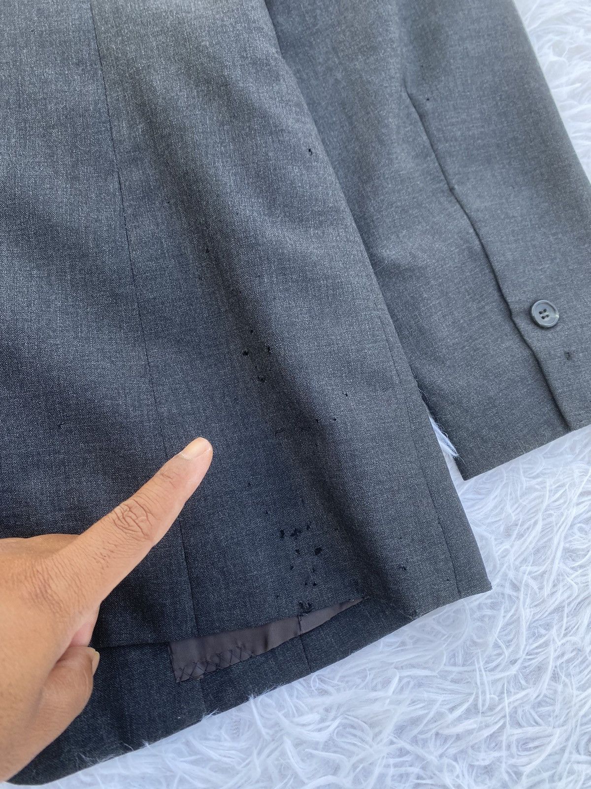 Issey Miyake Rare Vintage Issey Miyake Hybrid Patchwork Blazer Jacket Size 34R - 24 Thumbnail